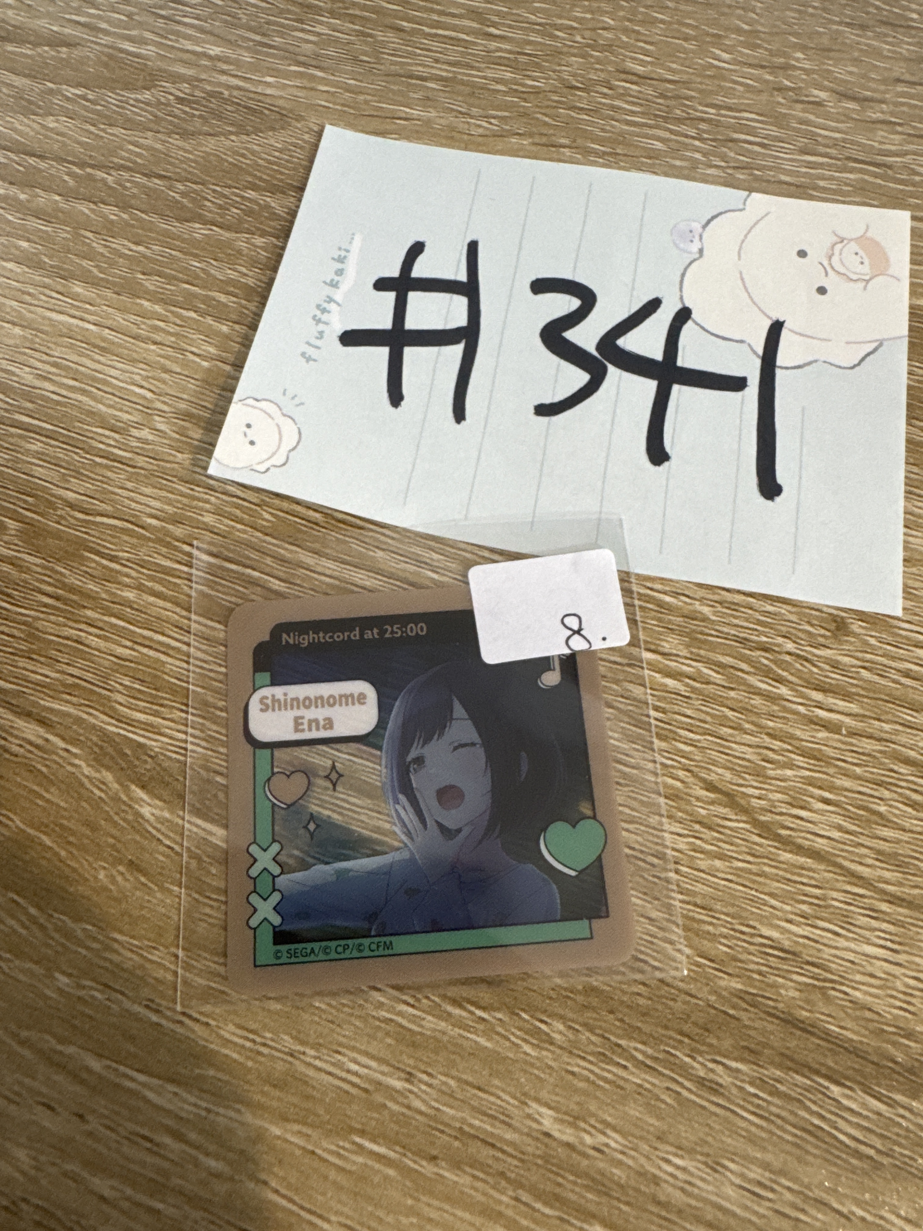 PROJECT SEKAI 繪名 貼紙  打呵欠#341