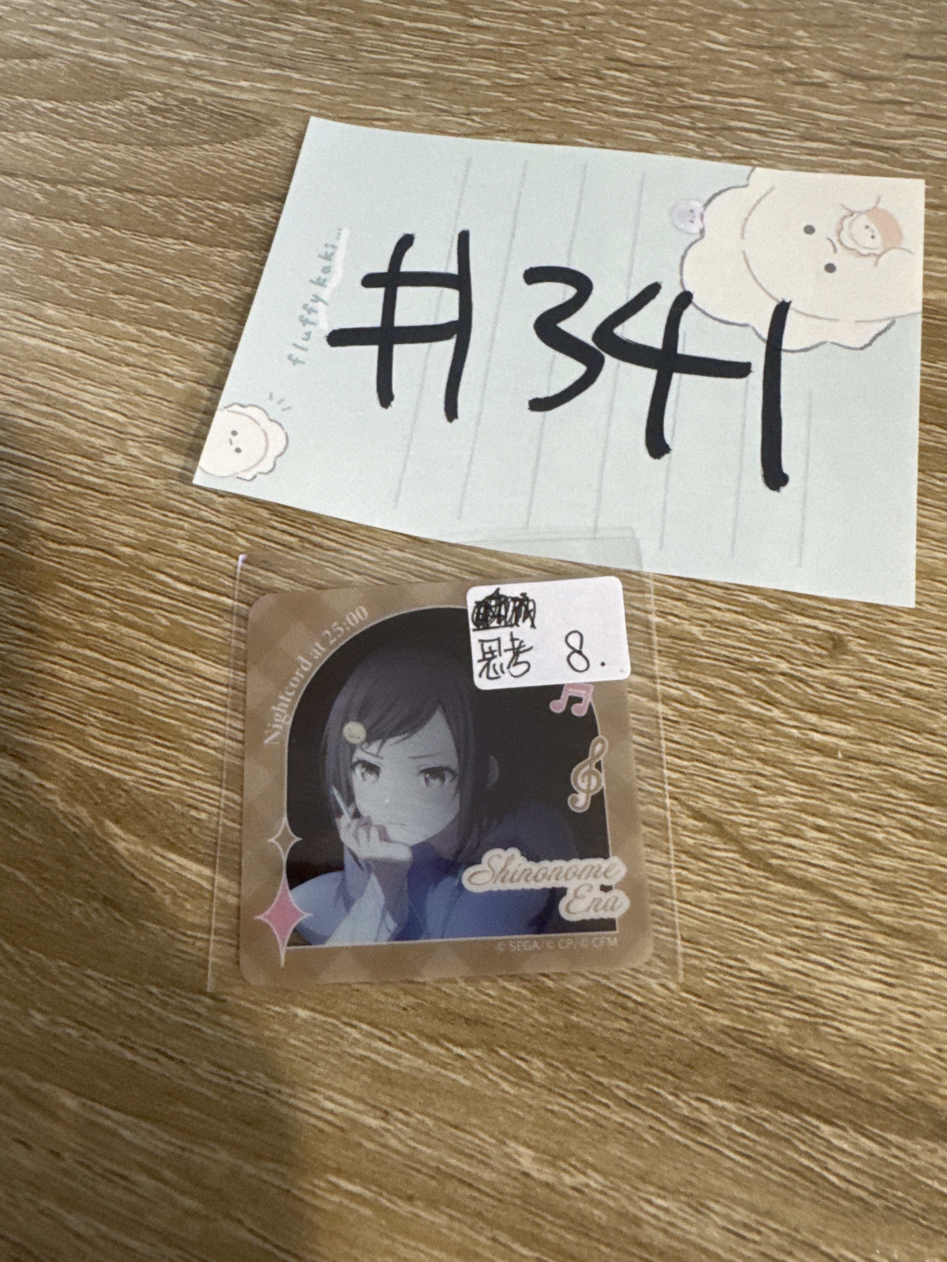 PROJECT SEKAI 繪名  貼紙  思考#341