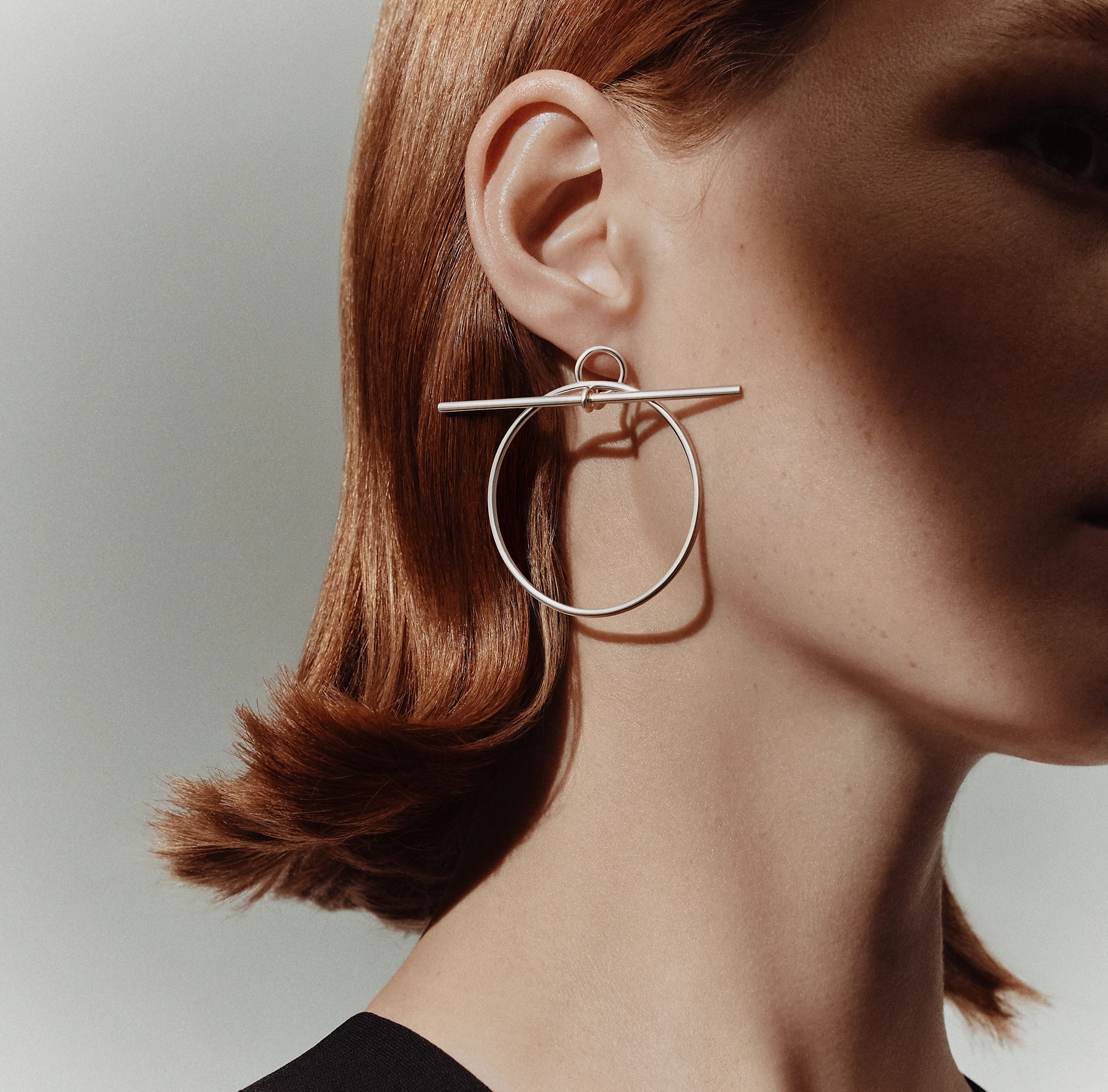 Hermes Loop earrings, medium model
