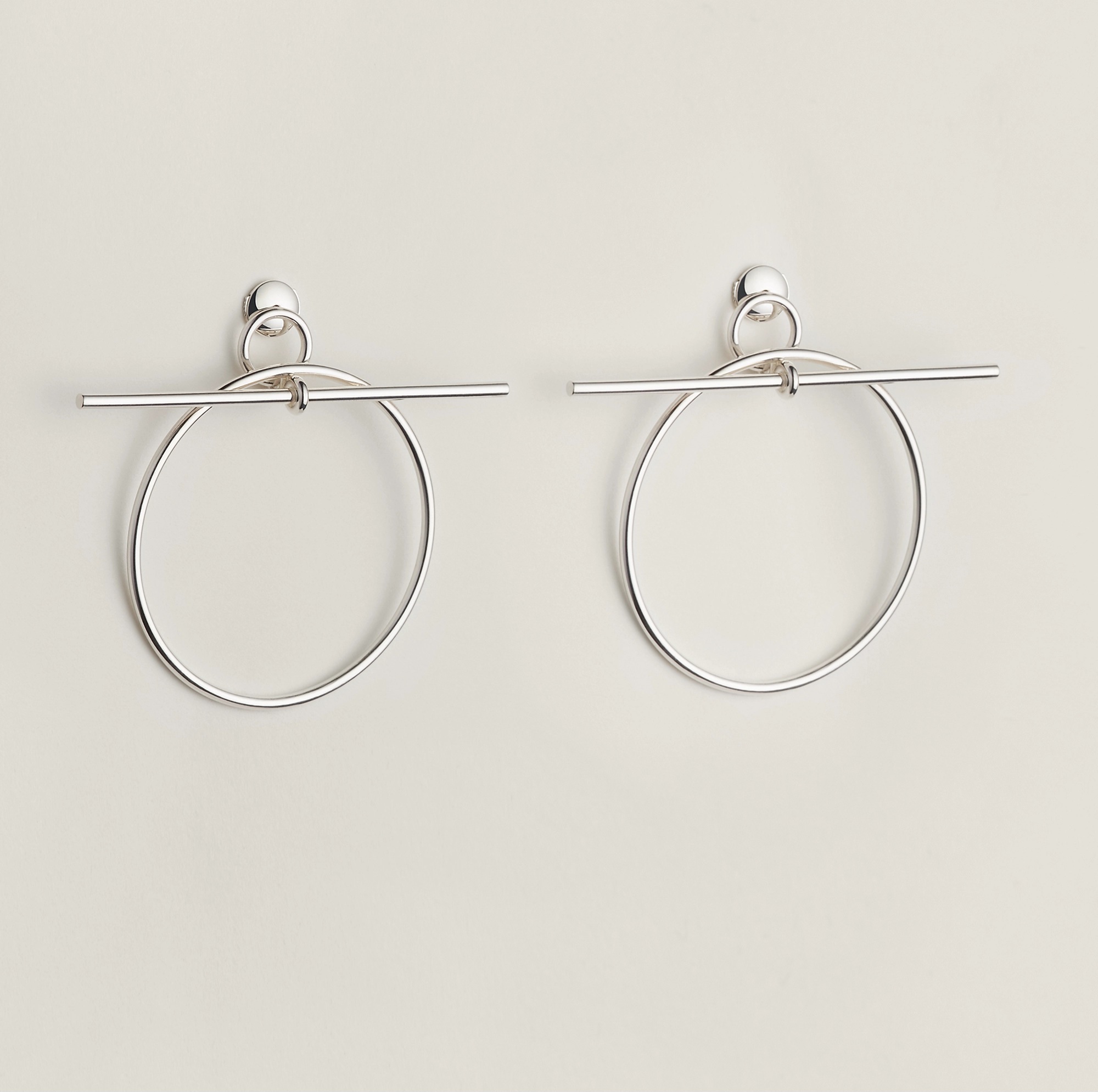 Hermes Loop earrings, medium model