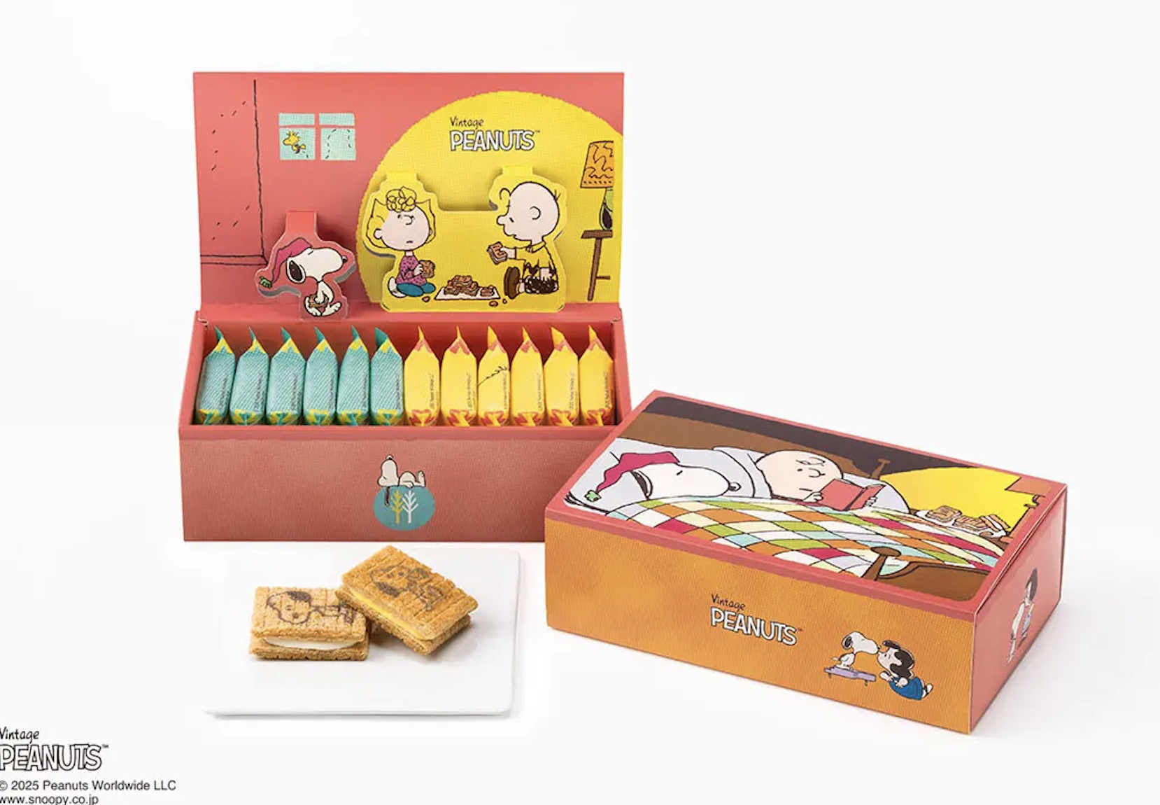 Sugar Butter Tree x Peanuts 原味&蜂蜜紅薯奶油夾心餅 (紙盒)