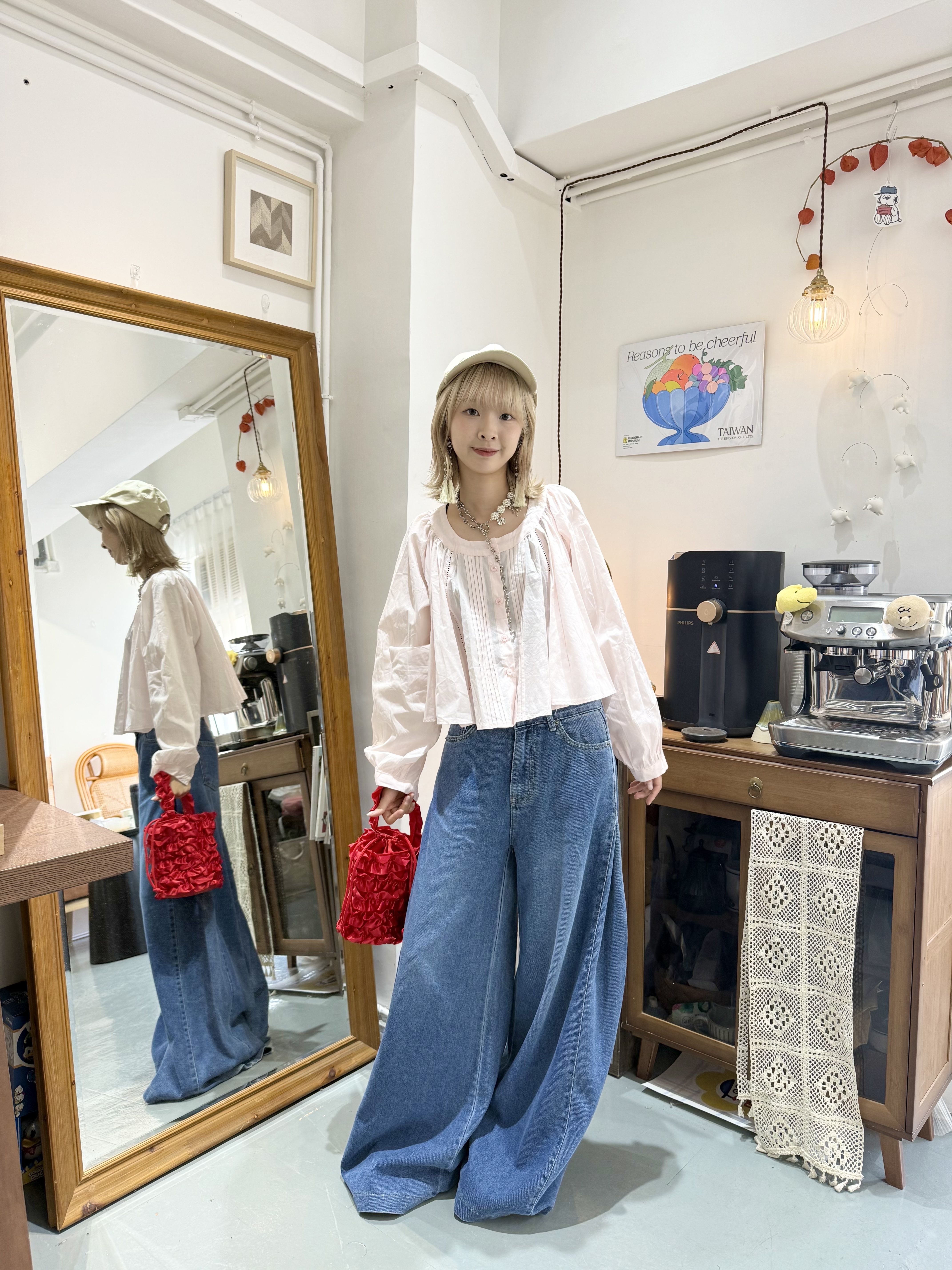 大傘短Cut摺摺恤