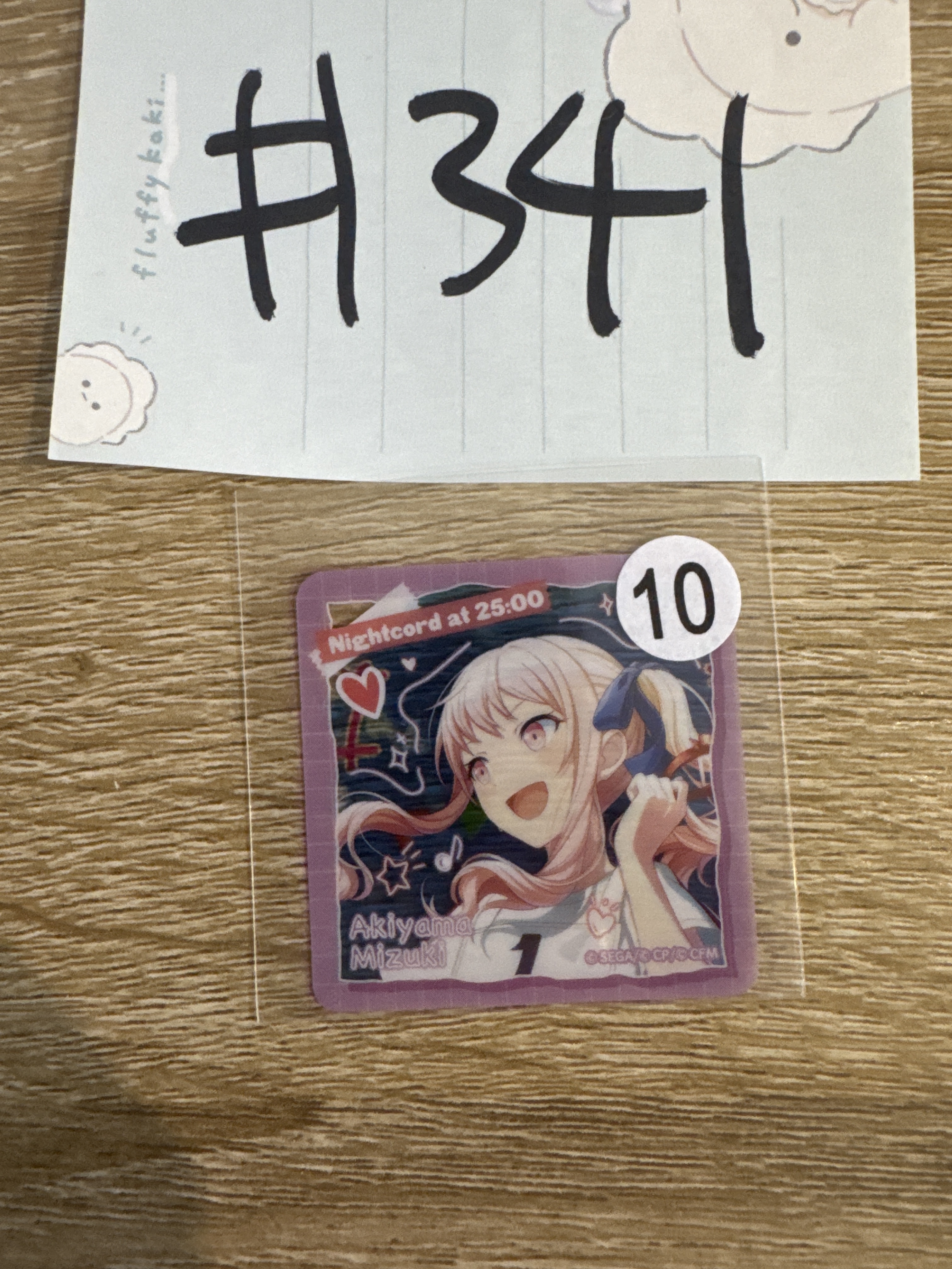 PROJECT SEKAI 瑞希  貼紙   望天#341