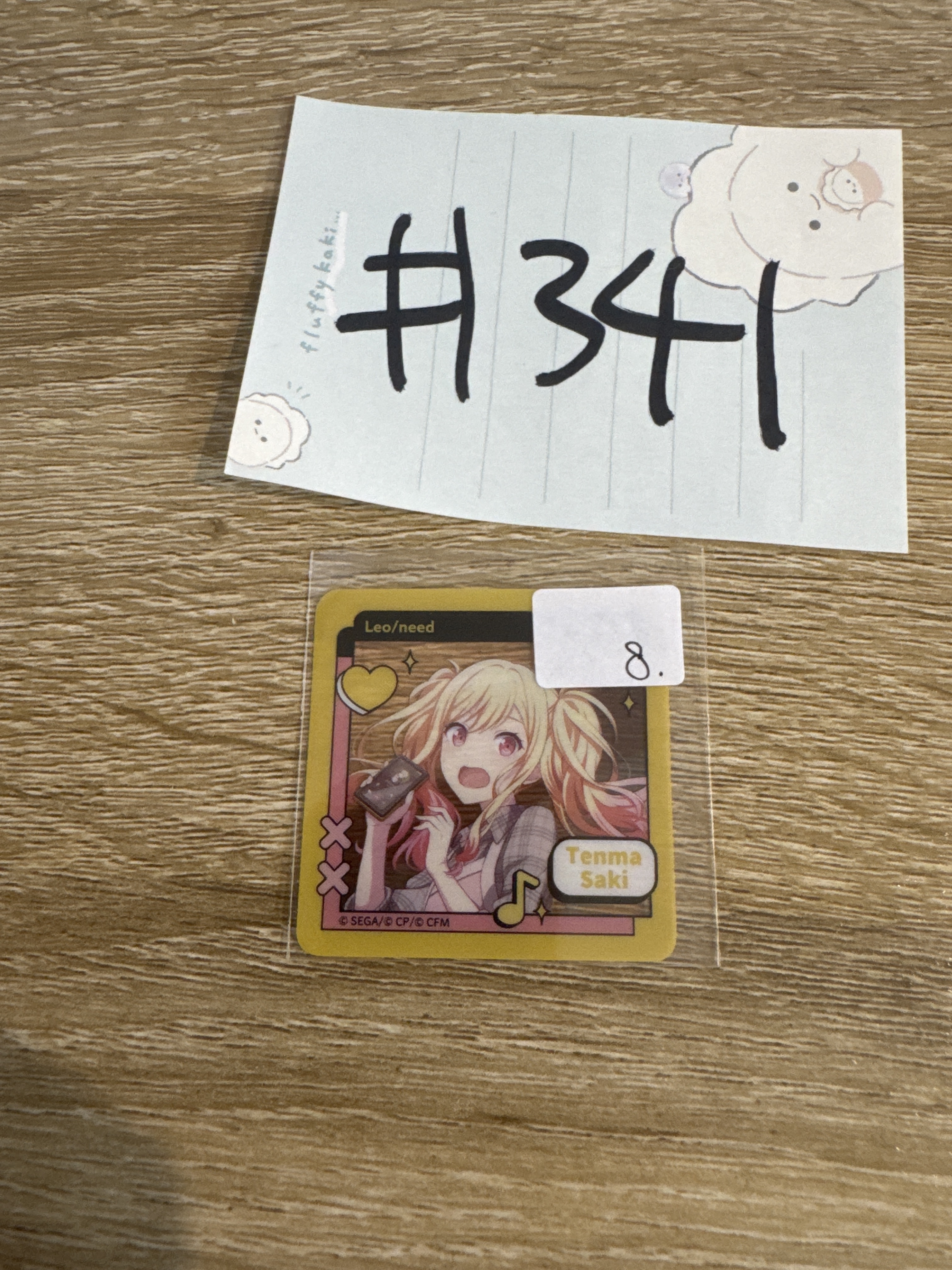 PROJECT SEKAI 咲希  貼紙   電話#341