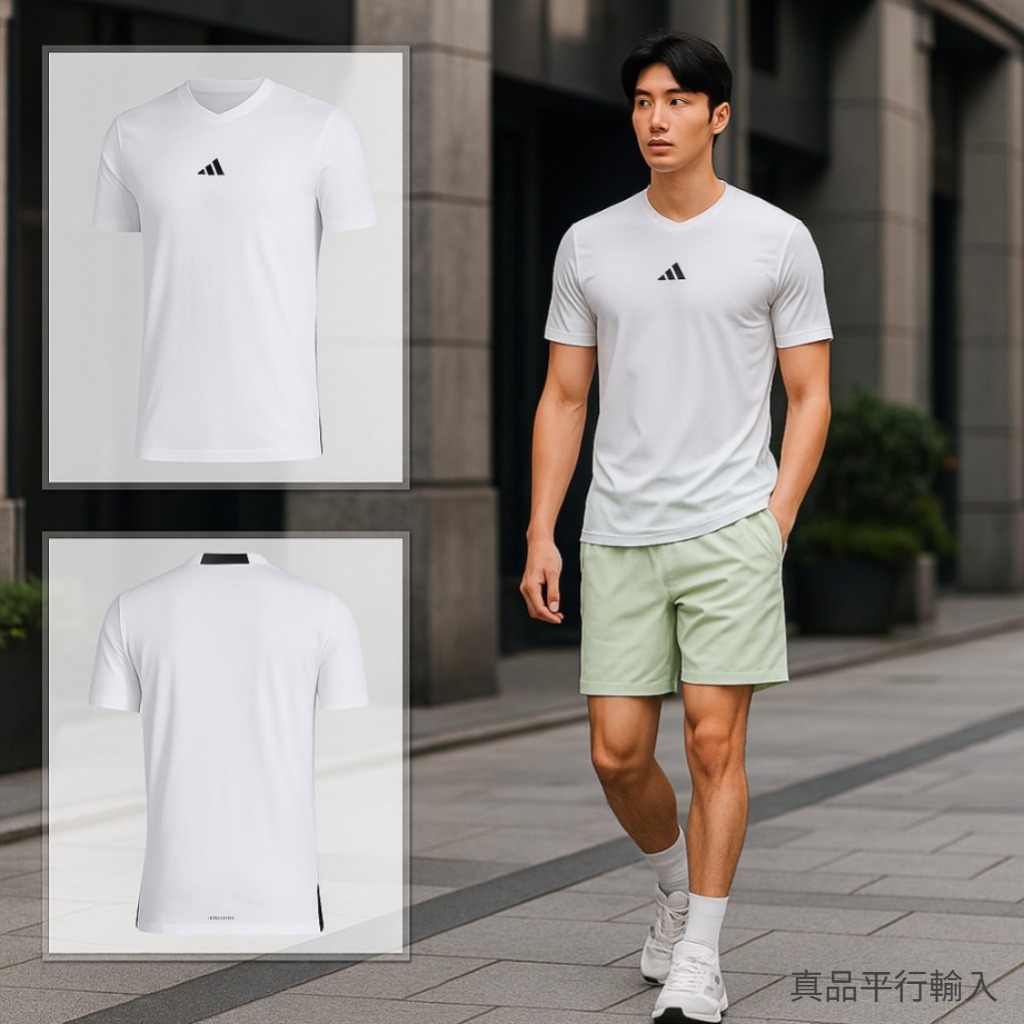 【預購】Adidas H100201 男裝短袖TEE
