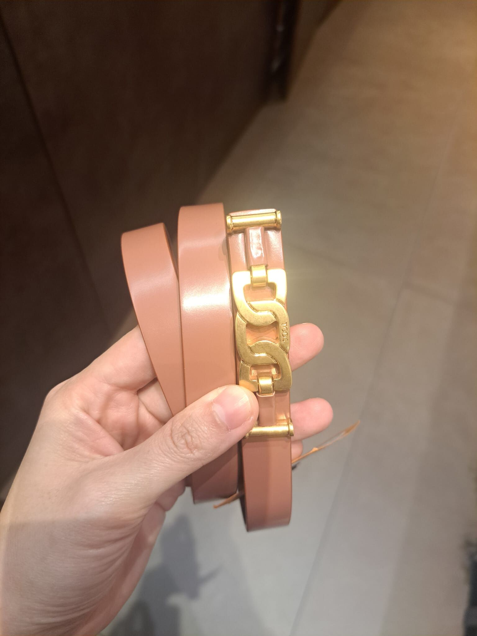 Tods XCWAOY Kate Morsetto belt brown