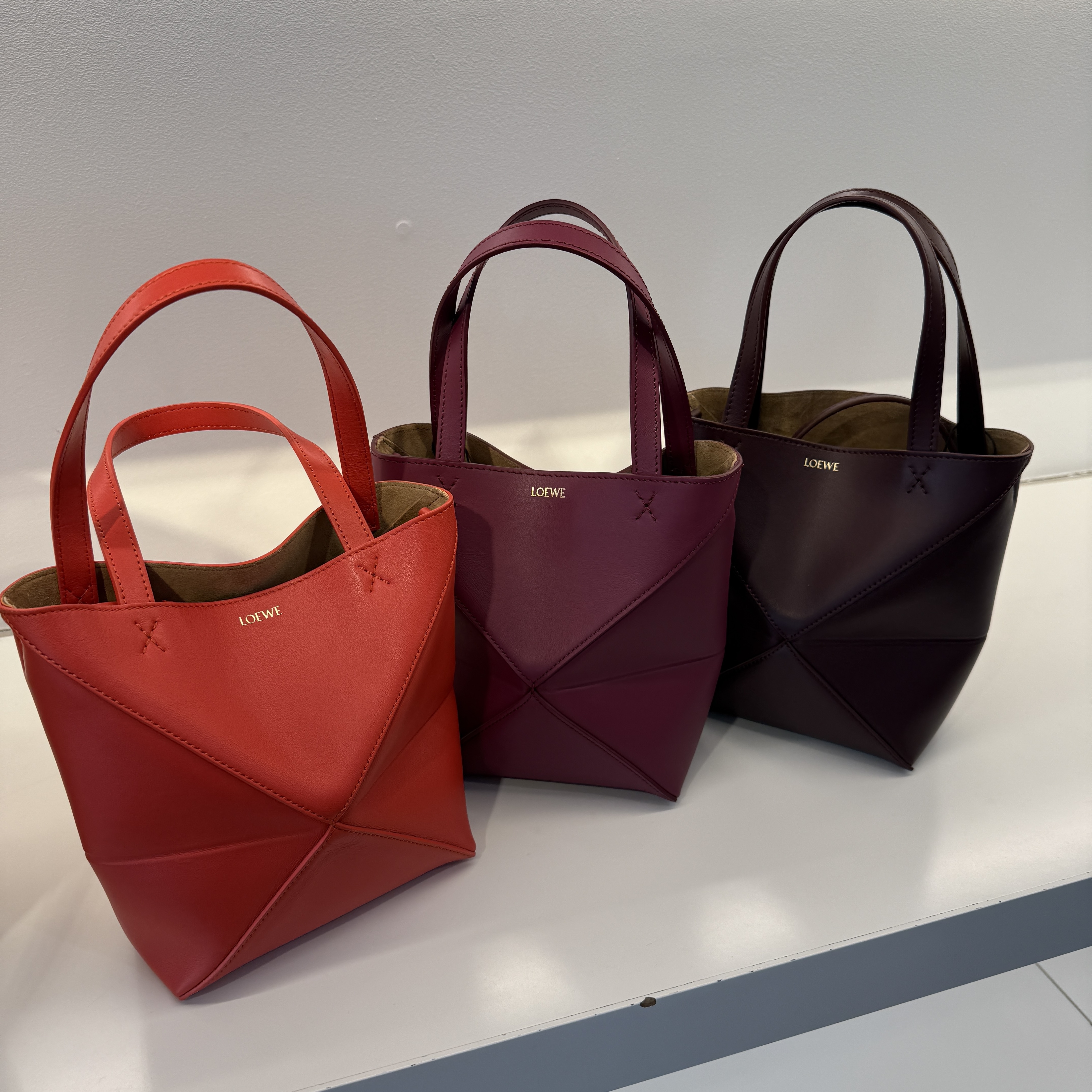 Loewe Puzzle Fold Tote Mini bag 3 colors