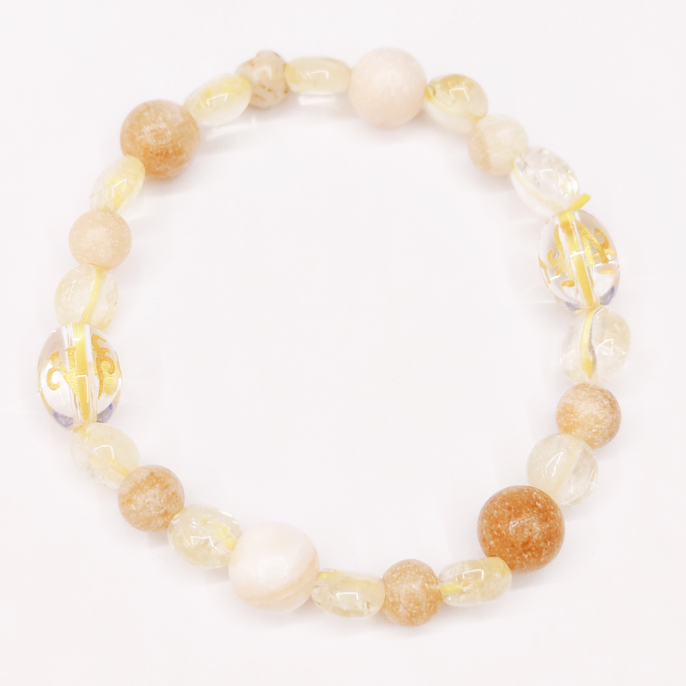 龍宮舍利&黃晶手珠6mm【十方】155122