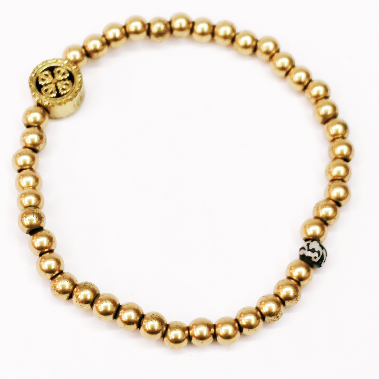 十字杵黃銅銅手珠5mm【十方】155125