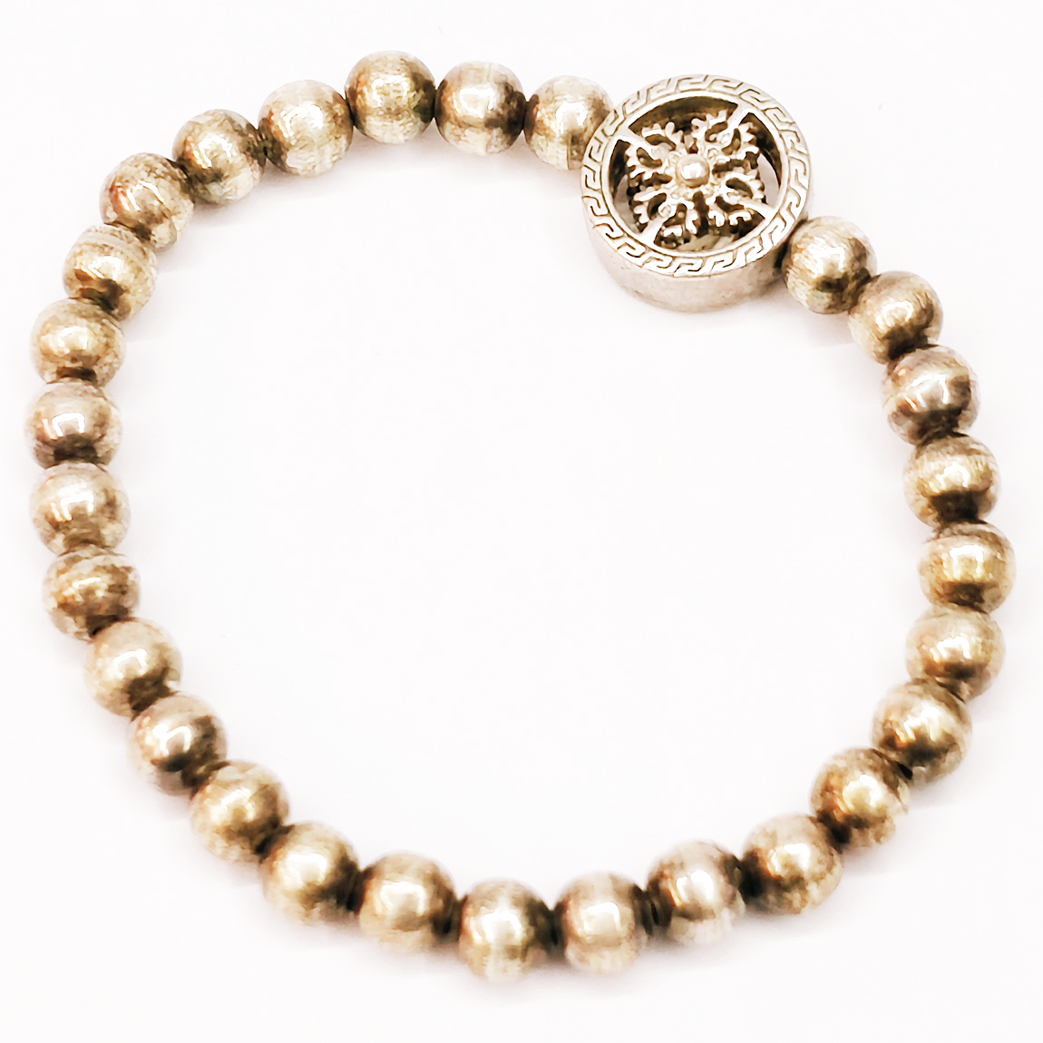 十字杵&純銀手珠5mm【十方】155126