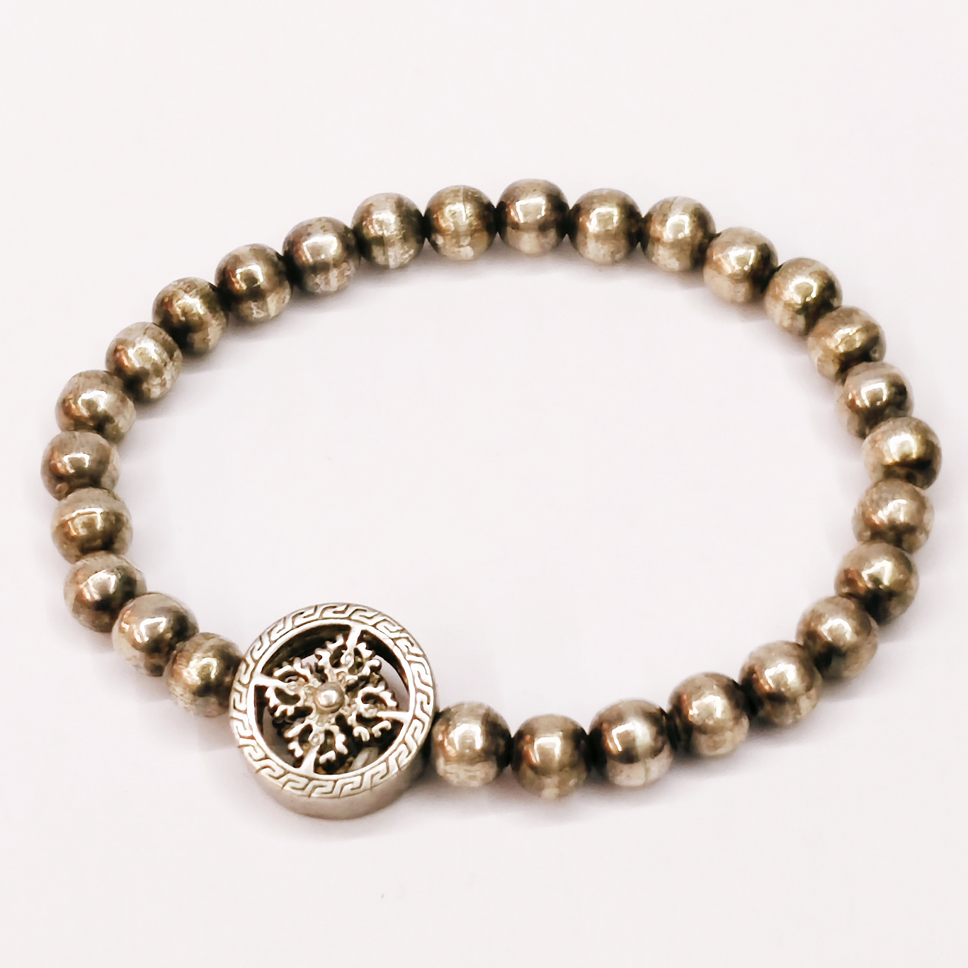 十字杵&純銀手珠5mm【十方】155126