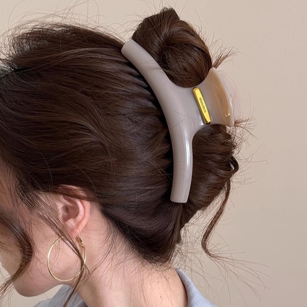 韓系抓夾 穿搭神器 鯊魚夾 大號抓夾 盤髮抓夾 後腦杓抓夾 髮夾 固定抓夾 盤髮神器 264