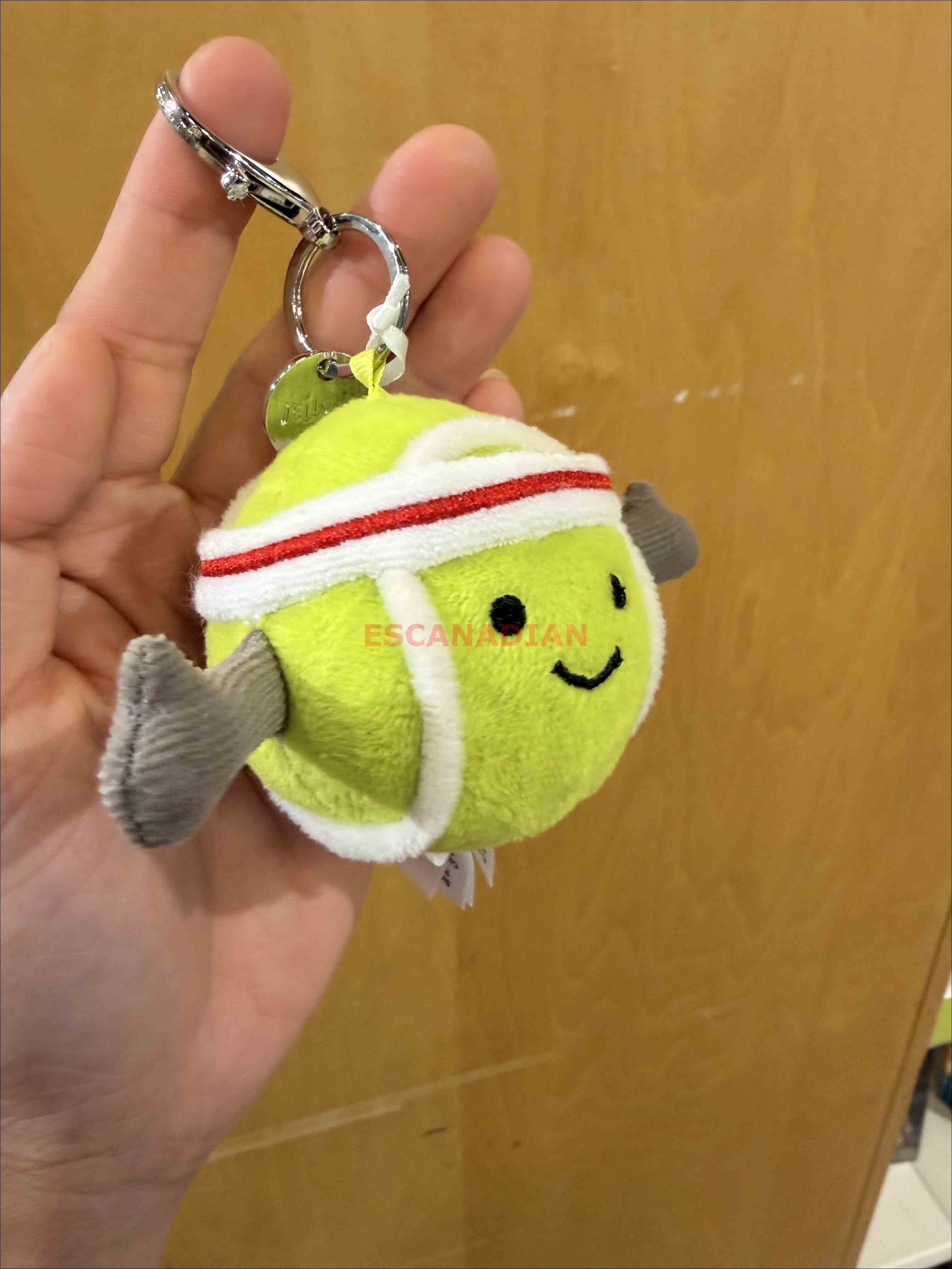 JellyCat 網球 掛飾 鑰使圈