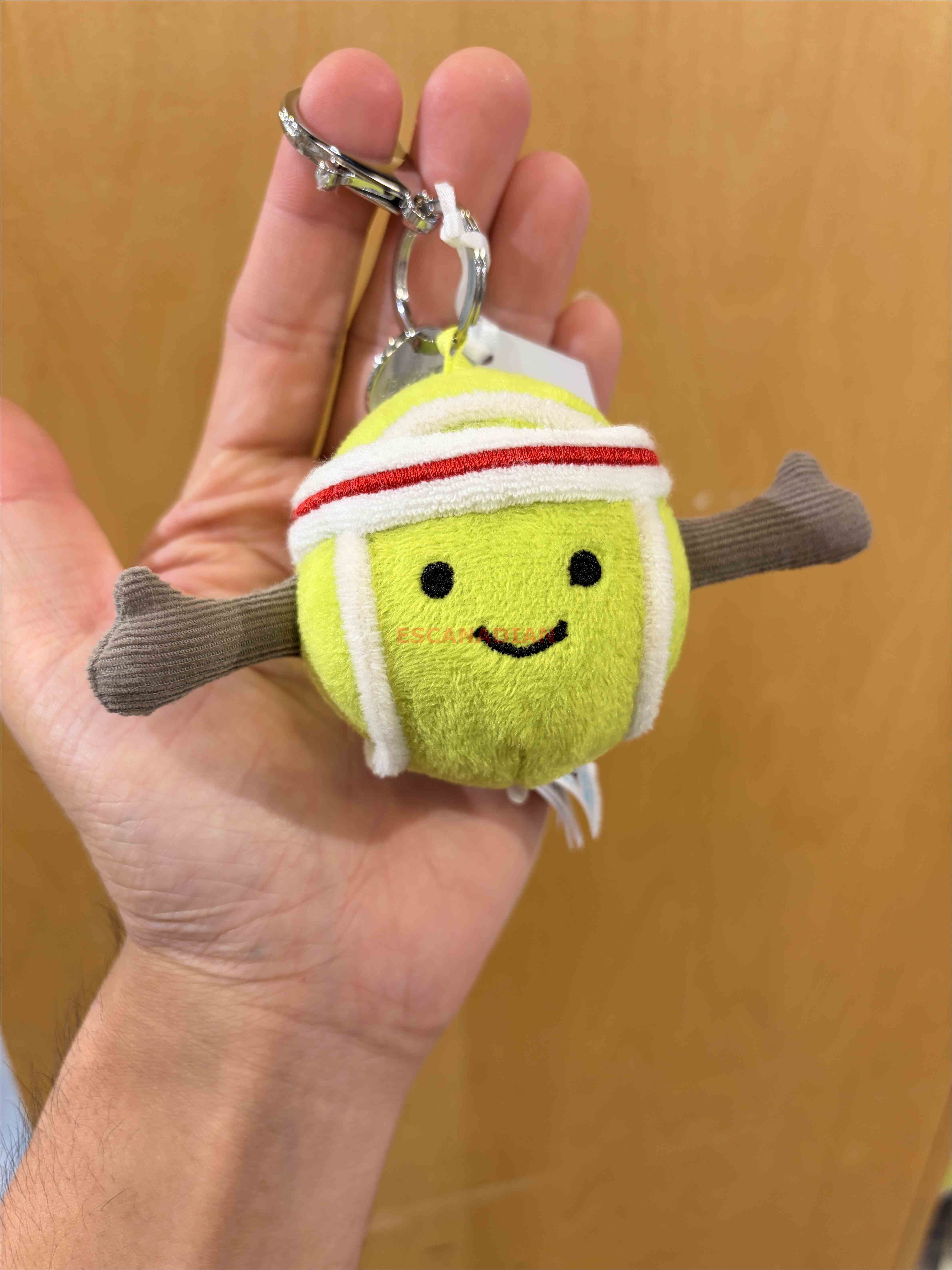 JellyCat 網球 掛飾 鑰使圈