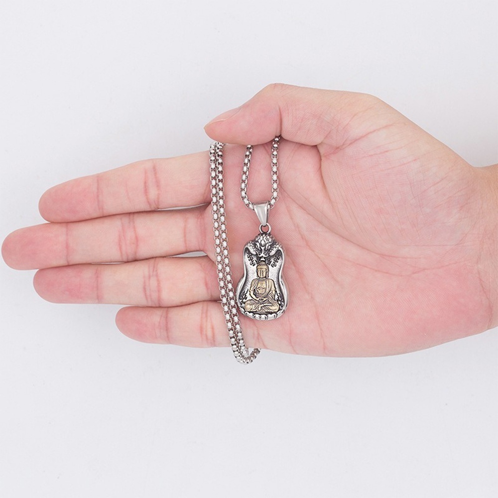 項鍊 佛牌項鍊 鈦鋼 男生項鍊 十二生肖 保平安 守護神 毛衣鏈 087