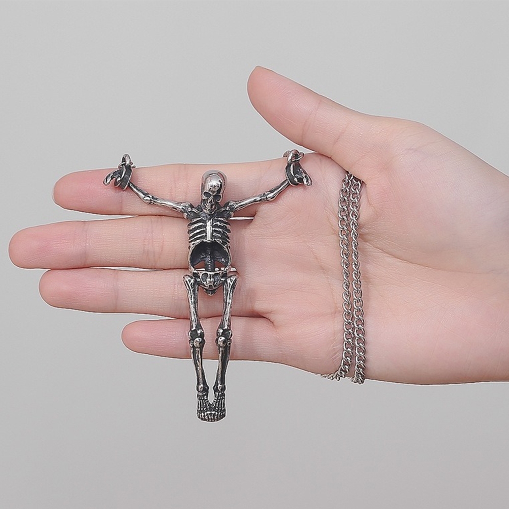 項鍊 項鍊男 骷髏項鍊 鈦鋼 嘻哈風 吊墜項鍊 不掉色 百搭 086