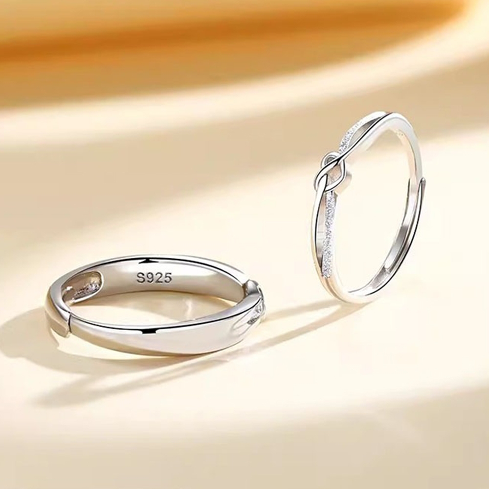 對戒 心形戒 s925純銀 情侶款 愛心 戒指 飾品 銀飾 602