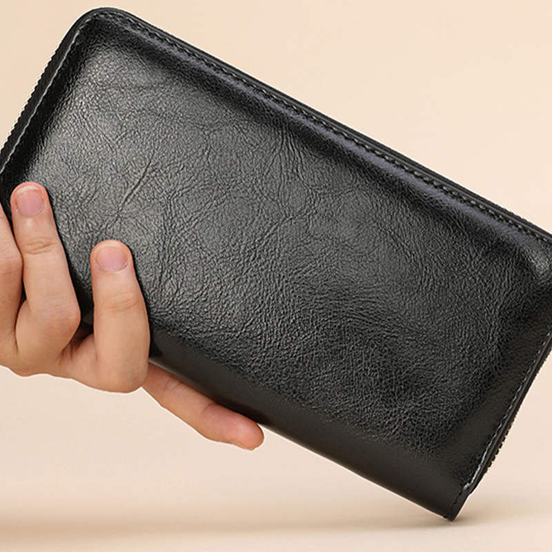 錢包 手機包 真皮錢包 長夾 拉鍊錢包 皮夾女 長夾女生 女用長夾 男生長夾 零錢包女 牛皮皮包 錢包女長夾 084