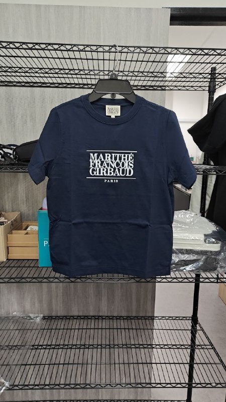 [S] MARITHE NAVY W CLASSIC LOGO TEE, MFG45CTS101-NVY (SMR126)