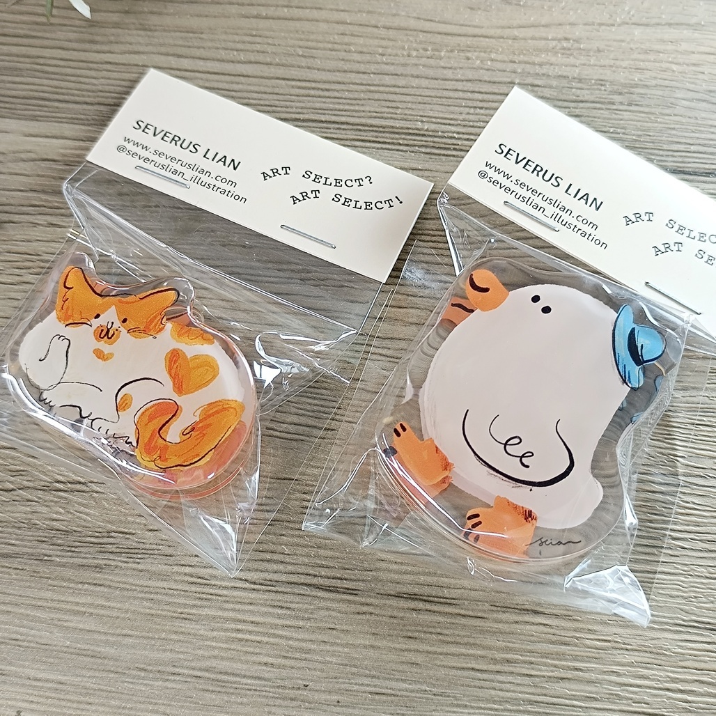 里恩太太．壓克力夾子 MOMO/花花市長