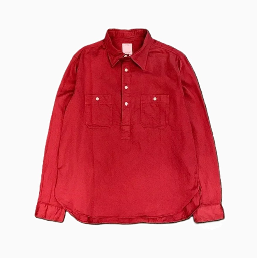🔥ON SALE: VISVIM 1910 SHIRT P.O (NATURAL DYE 天然染) - RED SIZE 2 IN STOCK NOW (現貨發售中)