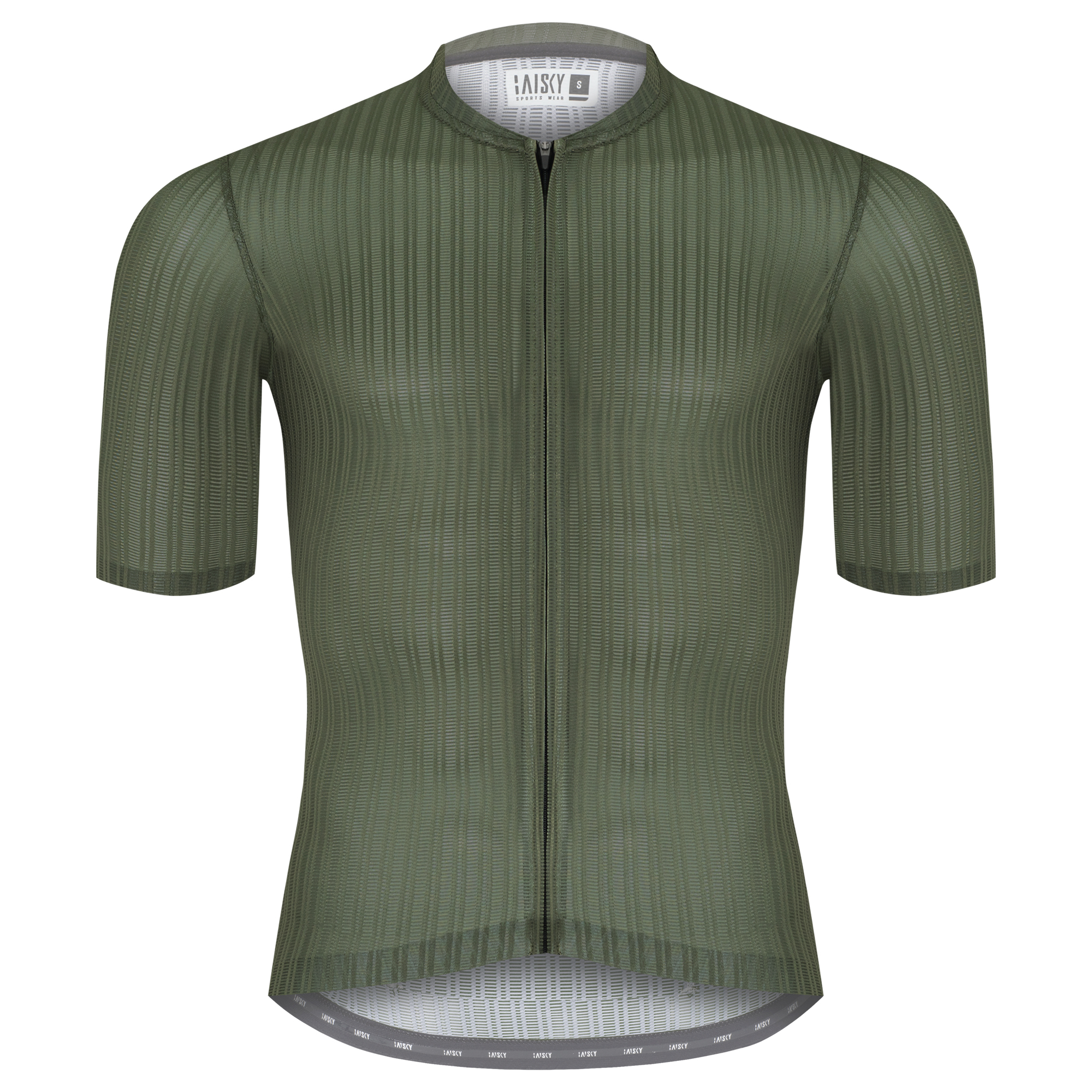 男款空力極輕短車衣 潔淨 羽 綠