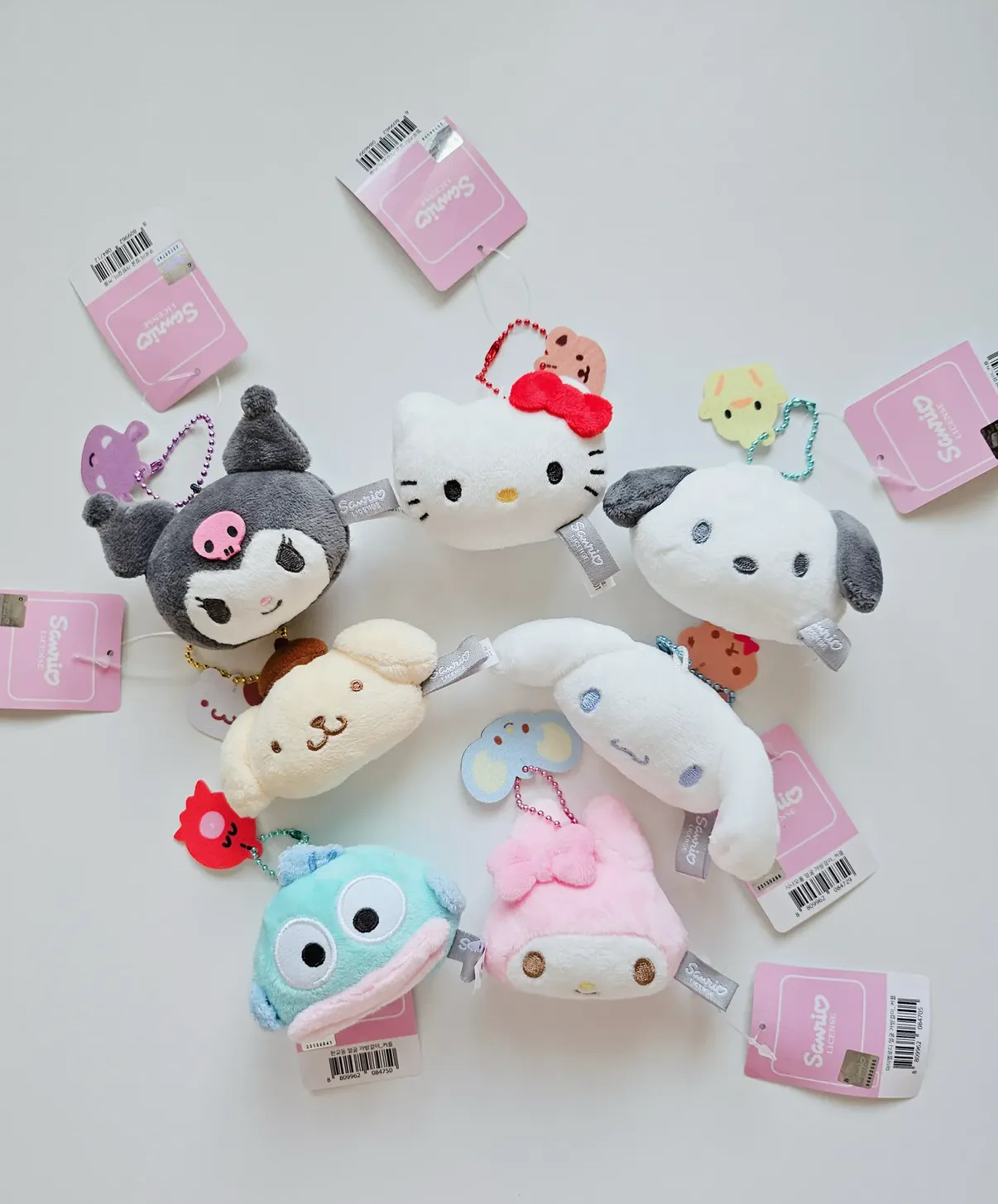 🇰🇷sanrio head keychain