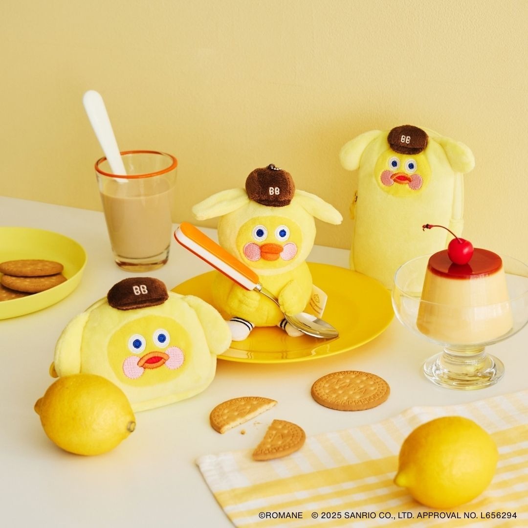 預購┃日本 三麗鷗 x BRUNCH BROTHER 聯名 布丁狗 x 鴨子 吊飾 零錢包 收納袋 鉛筆袋