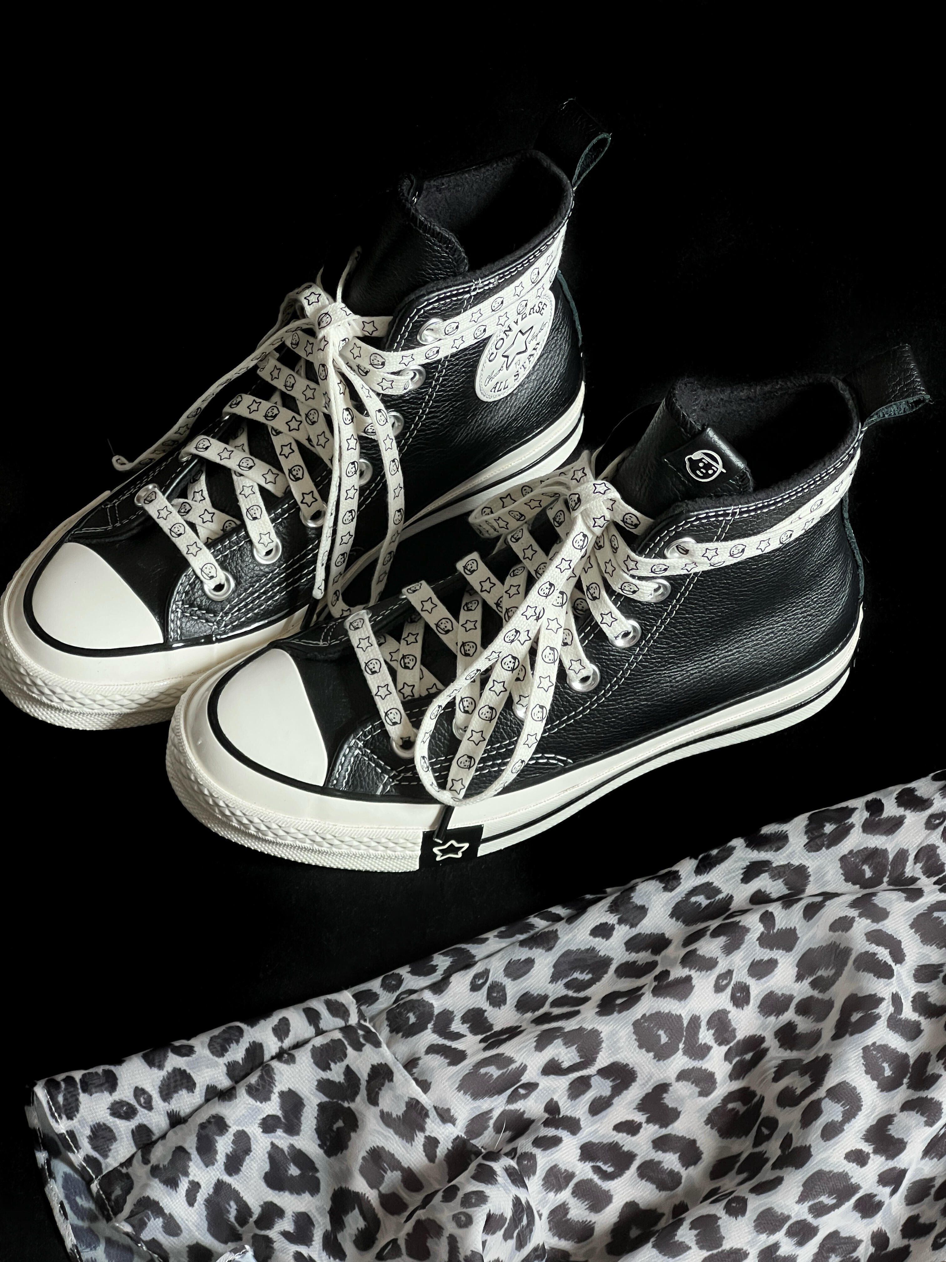 Noritake x Converse Chuck 1970 黑白色 皮革 高筒 帆布鞋 A17900C/預購