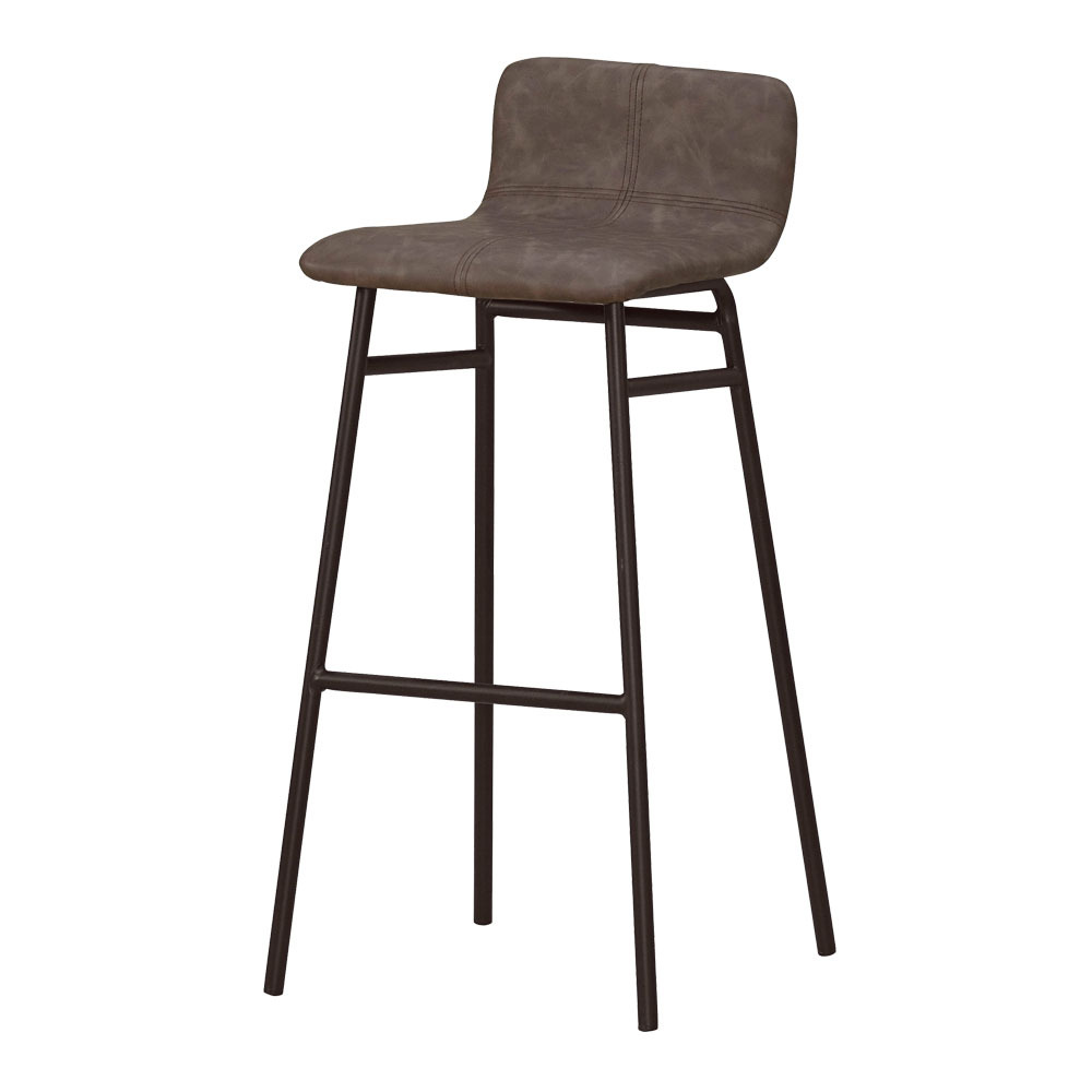 史康納工業風皮革吧台椅/吧檯椅/高腳椅(高)