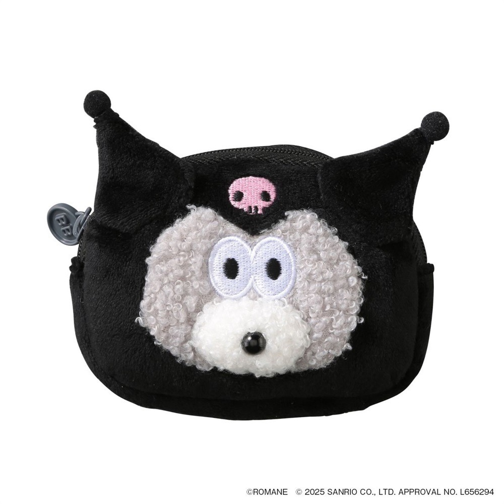 預購┃日本 三麗鷗 x BRUNCH BROTHER 聯名 庫洛米 x 兔子 QQ毛 捲毛 吊飾 零錢包 收納袋 鉛筆袋