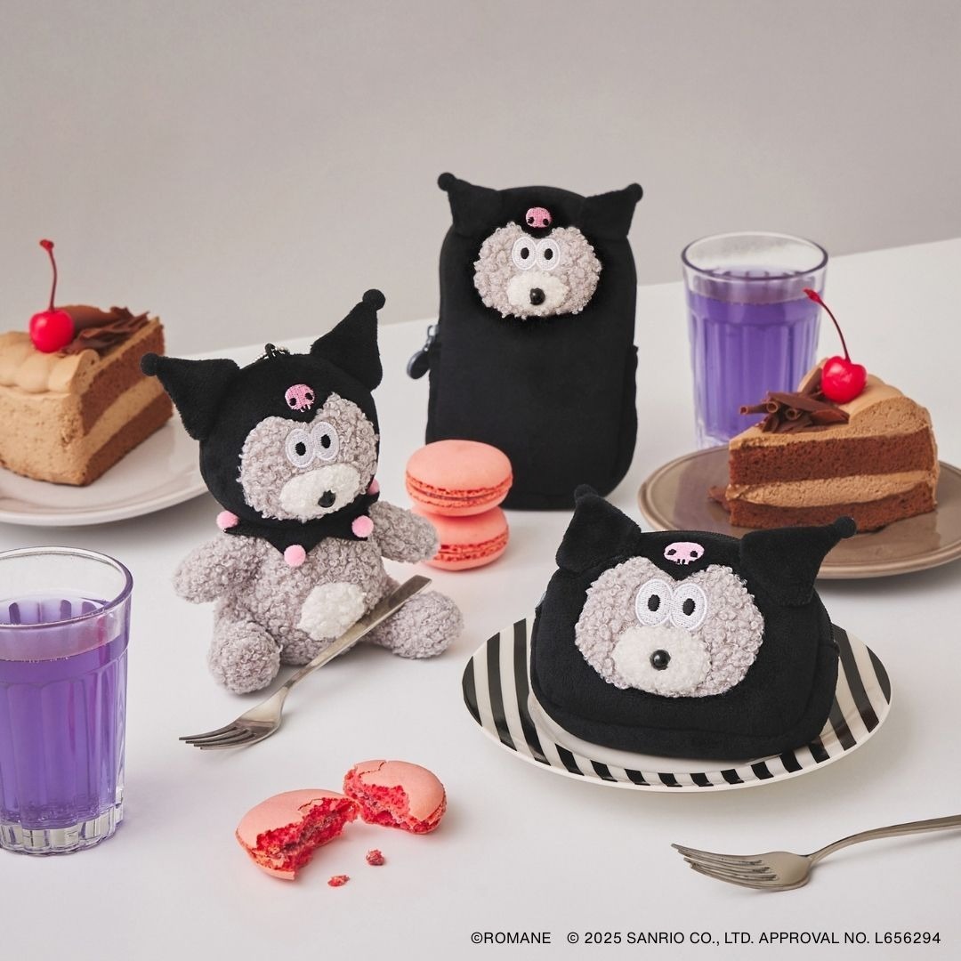 預購┃日本 三麗鷗 x BRUNCH BROTHER 聯名 庫洛米 x 兔子 QQ毛 捲毛 吊飾 零錢包 收納袋 鉛筆袋