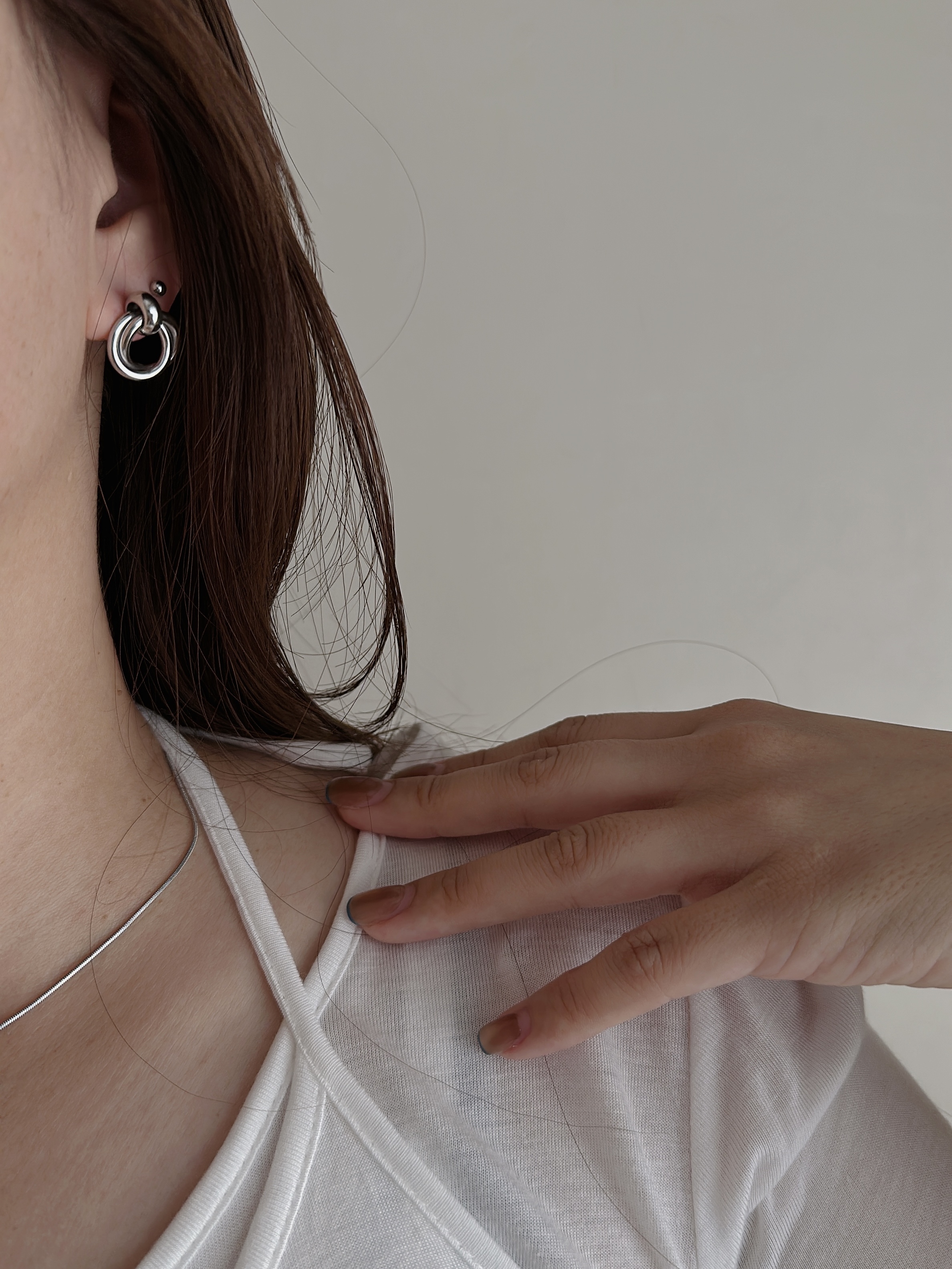 SS classic oval pierce