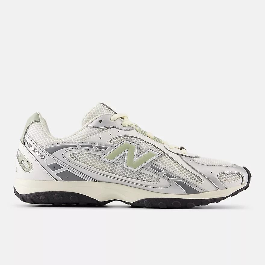 男女鞋 NEW BALANCE U204L 奶油銀綠 網眼 透氣 復古 麂皮 薄底 附雪紡紗鞋帶 休閒鞋【U204LSWB】U240L