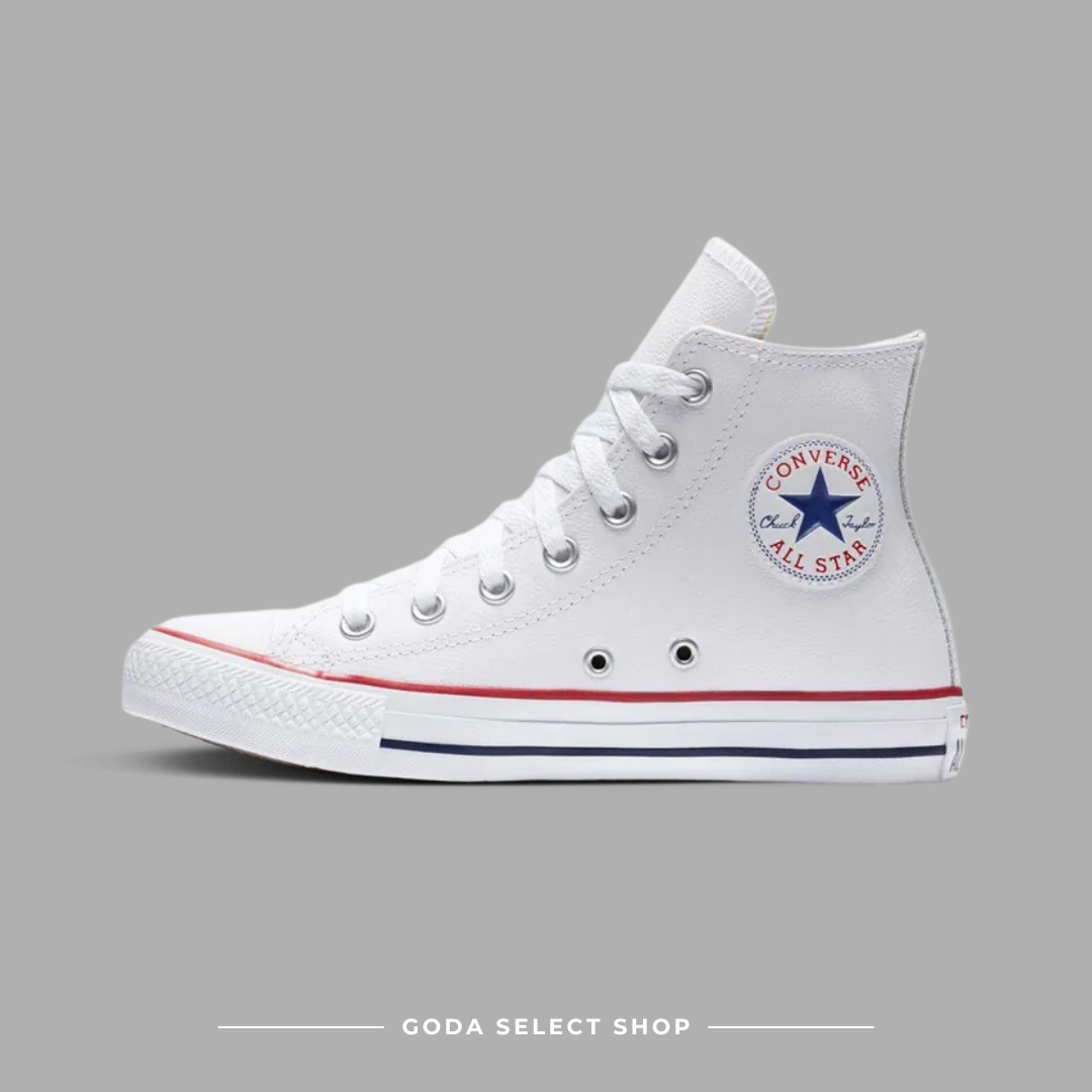 Converse CT All Star HI 高筒 皮革 帆布鞋 白 132169C