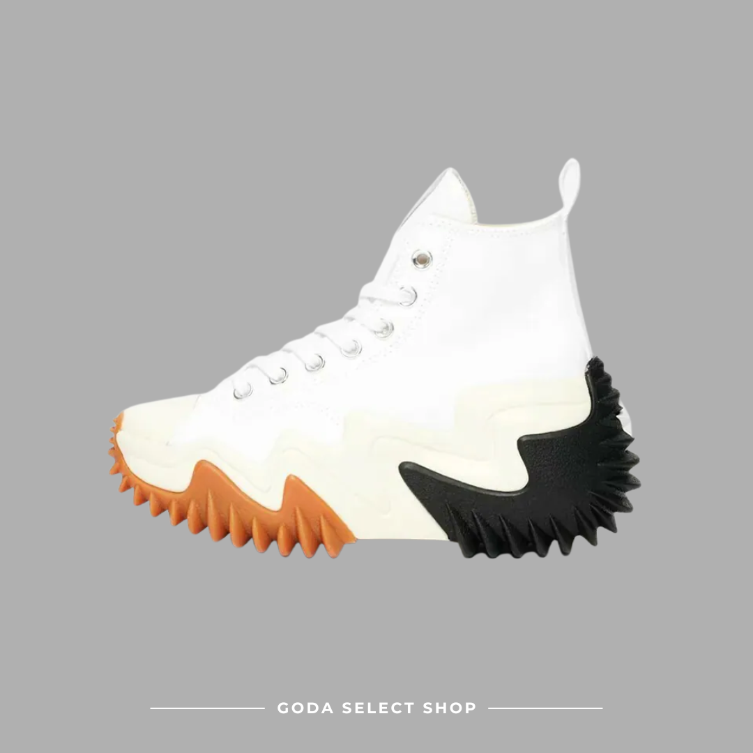 Converse Run Star Motion 白色 黑色 波浪 鋸齒 厚底 171546C