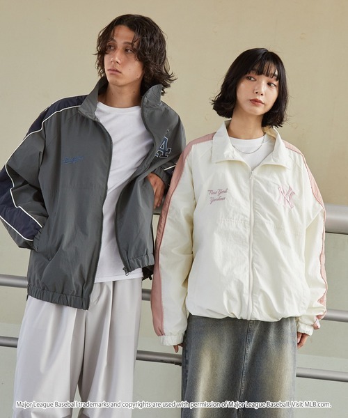 日本🇯🇵連線 MLB 日本支線 LOGO刺繡大立領尼龍外套 隊徽 休閒 運動 外套 尼龍外套 街頭 工裝 6款(任買兩件711免運)/預購