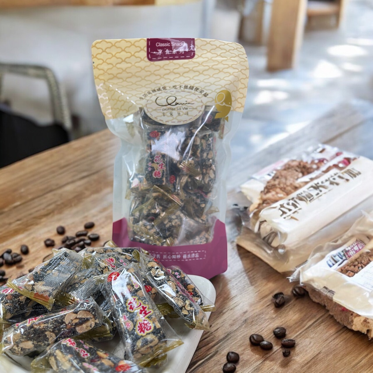 享食 花生糖 原味/黑芝麻 250g