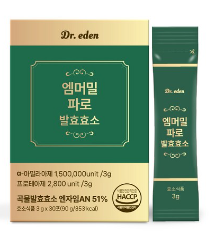 Dr. eden 發酵酵素 Emmer Meal Paro｜幫助消化 × 排便順暢 × 腸道益菌 | 30 包