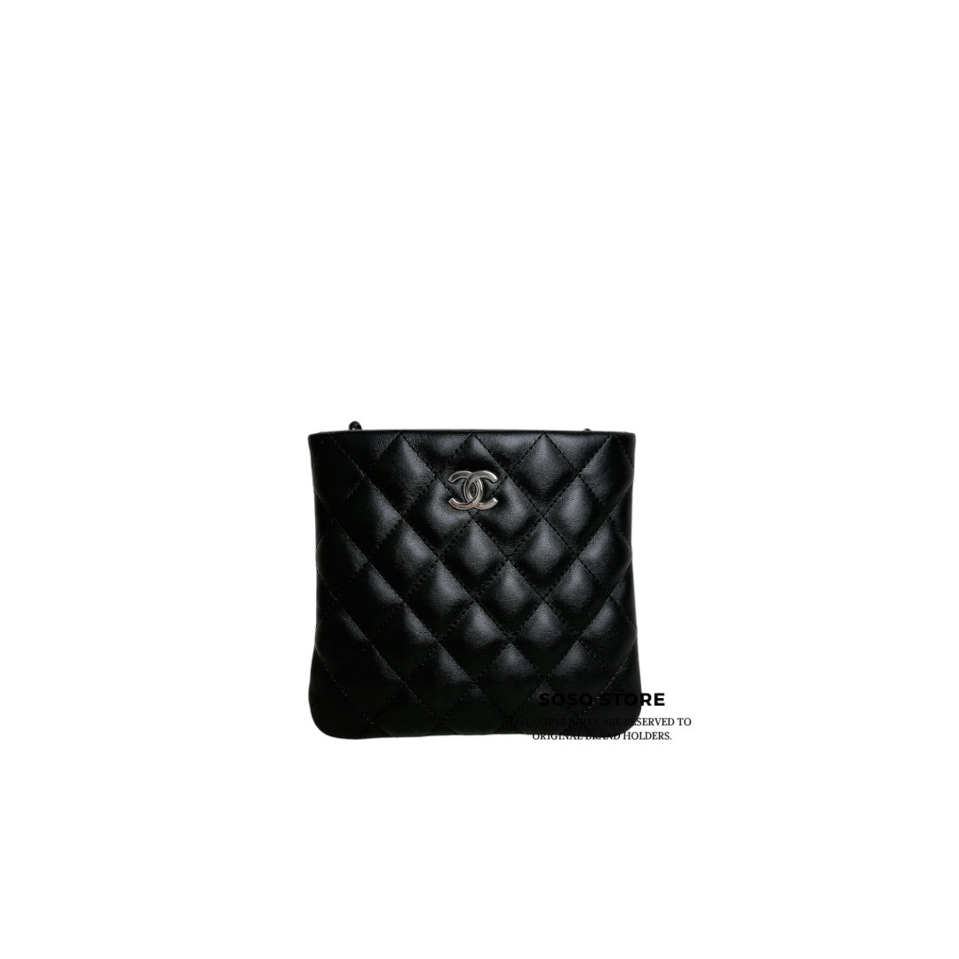 Chanel Uniform  Mini Tote Bag - Black / Shw