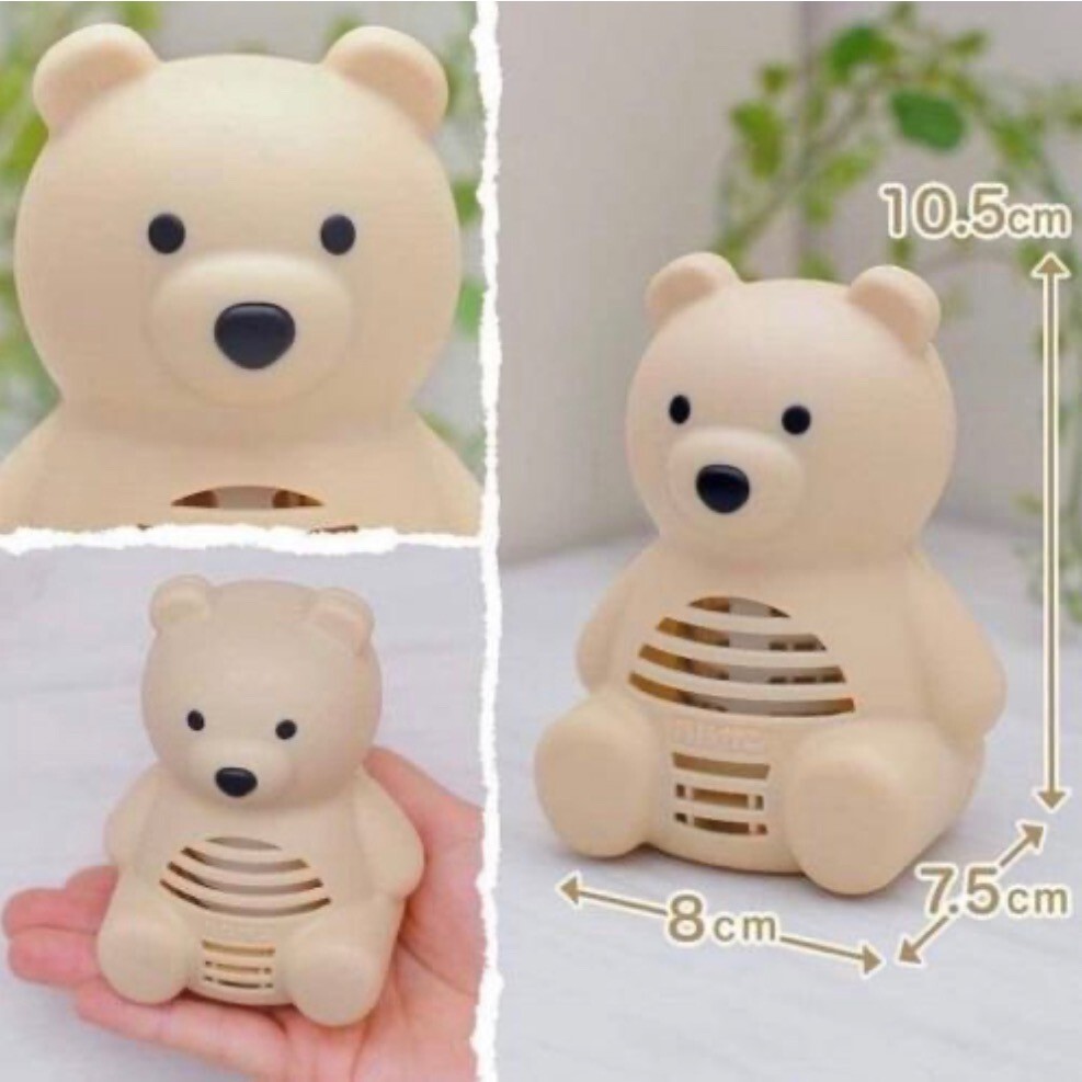 現貨｜日本 Varsan 小熊造型防蚊器 270日｜無味防蚊・室內長效驅蚊・居家安全防護