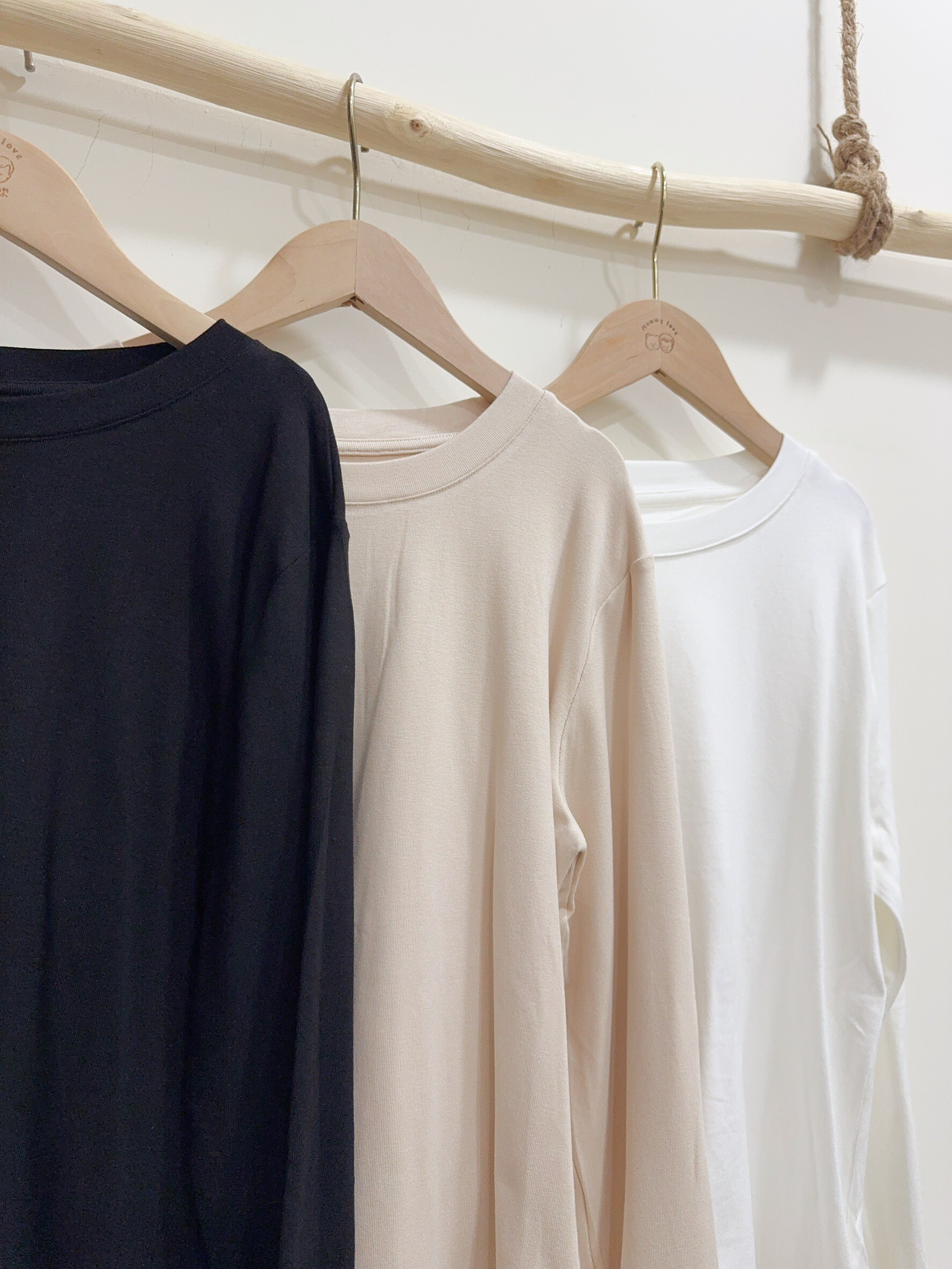 835圓領必買超彈打底長袖