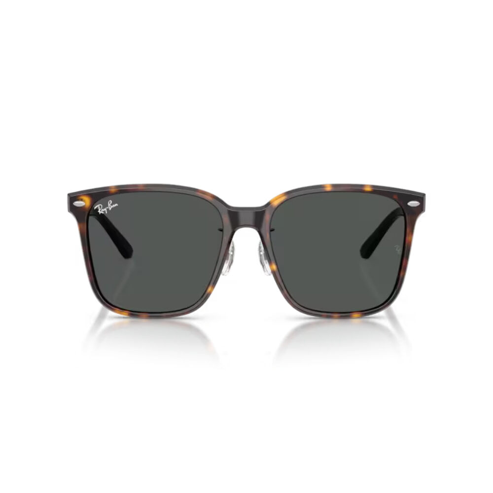 【RayBan】RB2206D 71087-57mm 大方框太陽眼鏡♣(琥珀 深灰鏡片)