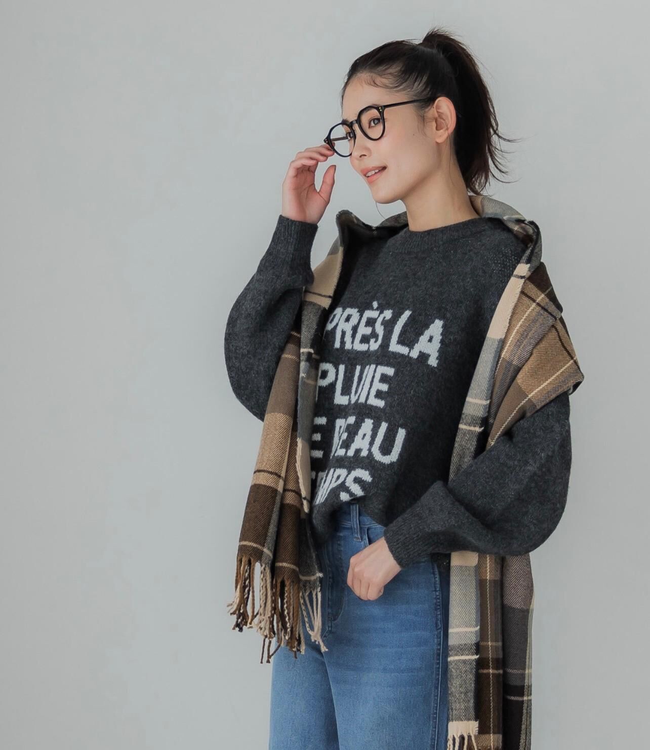 【預購】JN100316 coca 格紋圍巾