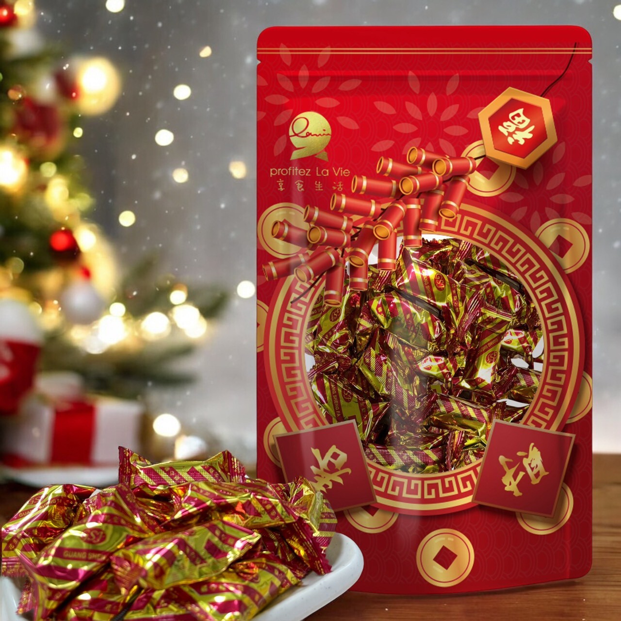 享食 娃娃酥心糖 原味/黑芝麻 250g