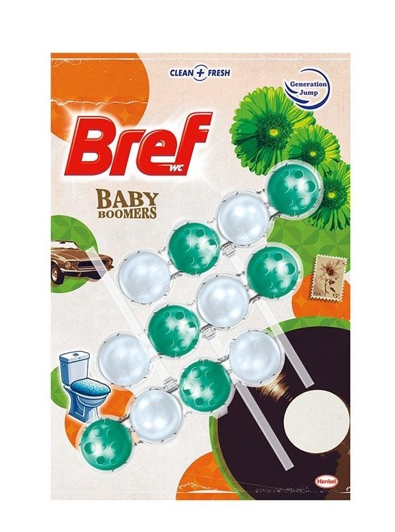 【Bref】 懸掛式馬桶清潔球 限量版-草木氣息50g*3