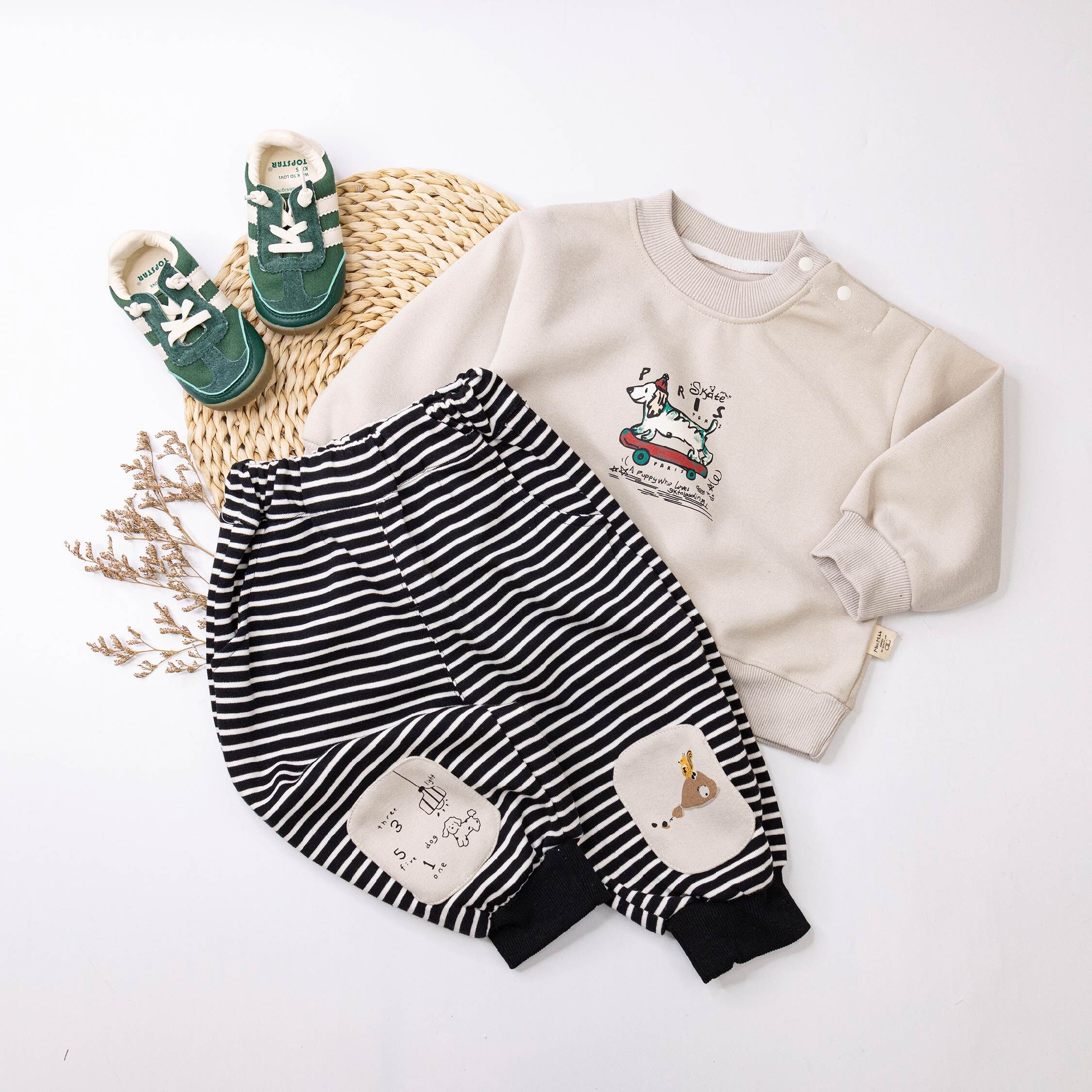 【H55457】淘氣狗狗溜滑板套裝