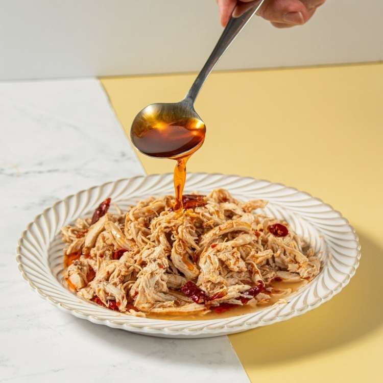 【Chef 's Secret私廚料理】椒麻手撕雞腿肉200g