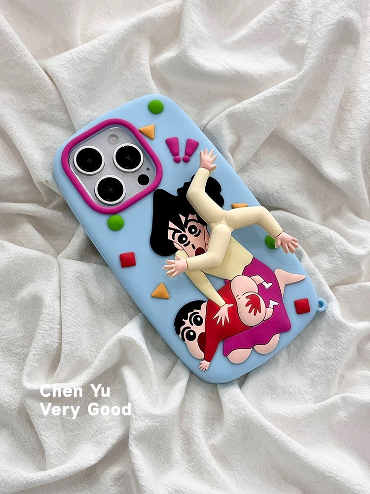 美冴 霹靂拳擊 小新屁股 手機殼