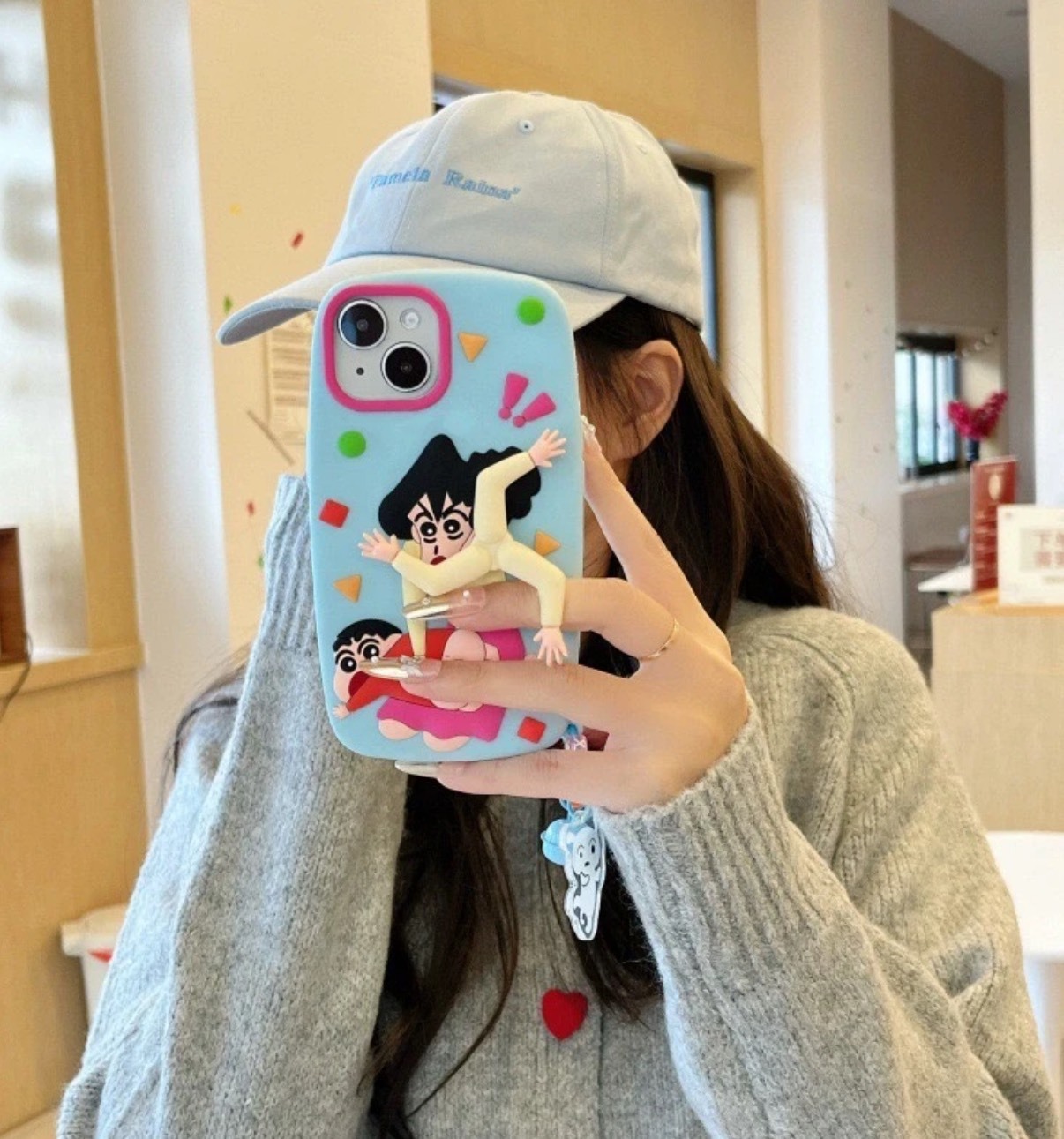 美冴 霹靂拳擊 小新屁股 手機殼